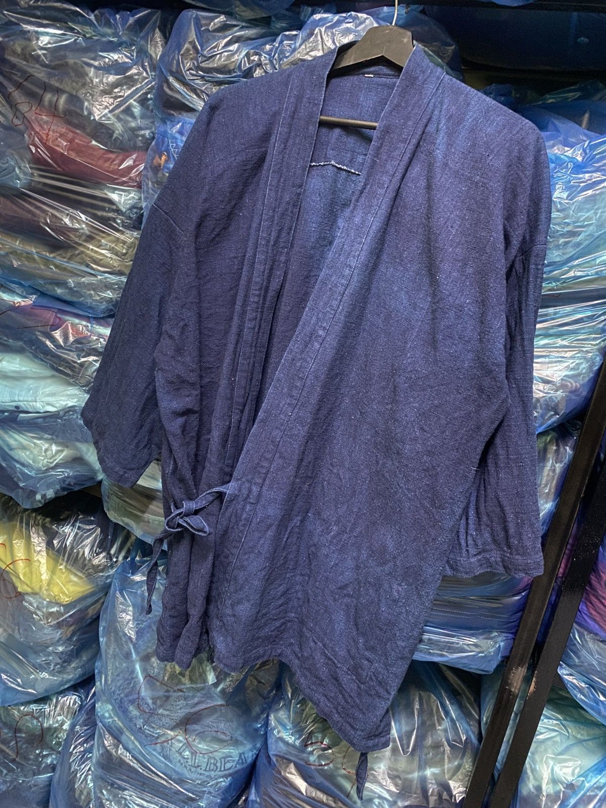 Indigo Vintage Japanese Indigo Cotton Samue Jacket Workwear Size US L / EU 52-54 / 3 - 2 Thumbnail