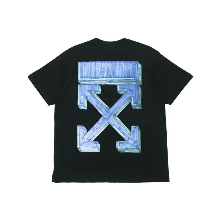 Off-White Off-White Black Graphic Arrow Short Sleeve T-Shirt 0079 Size US XXS / EU 40 - 1 Thumbnail