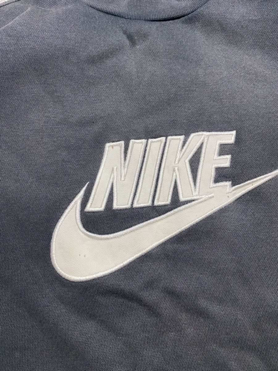 Nike × Vintage Vintage Nike Big Logo distressed faded box fit y2k sweashirt Size US XL / EU 56 / 4 - 8 Thumbnail