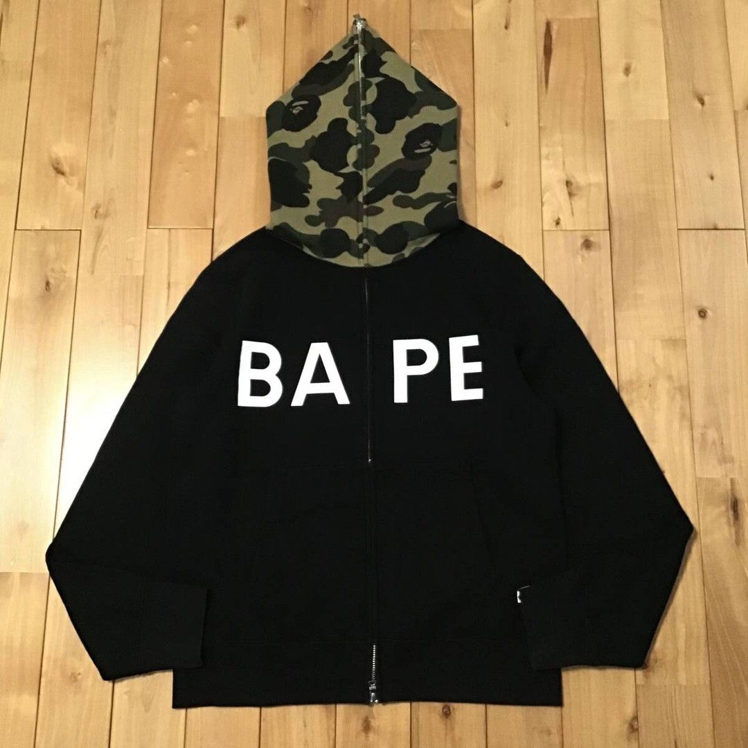 Bape × Kaws 2005 Bape Kaws 1st Camo crazy college logo full zip