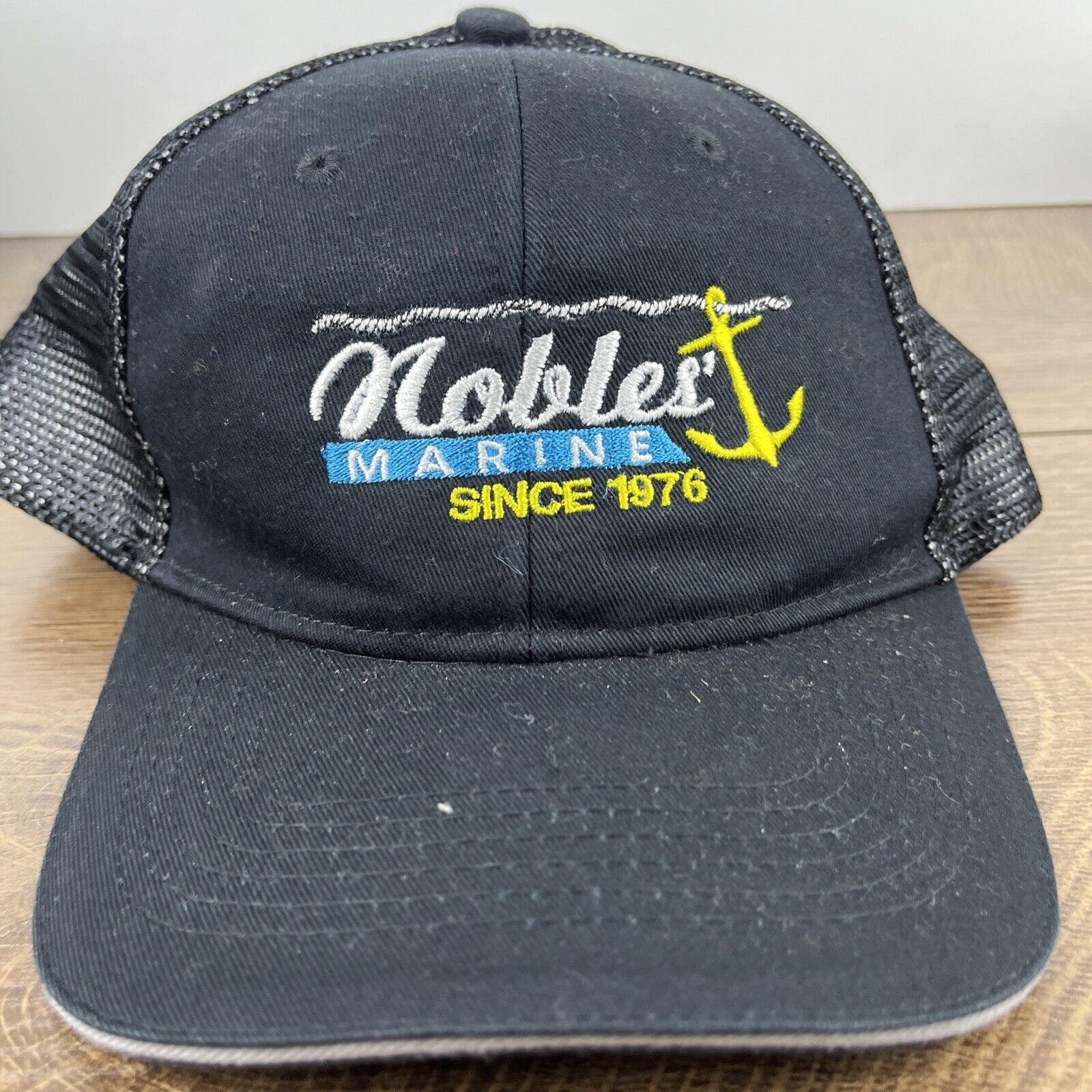 Other Noble Marine Hat 1976 Noble Black Hat Adjustable Snapback Ad Size ONE SIZE - 6 Thumbnail