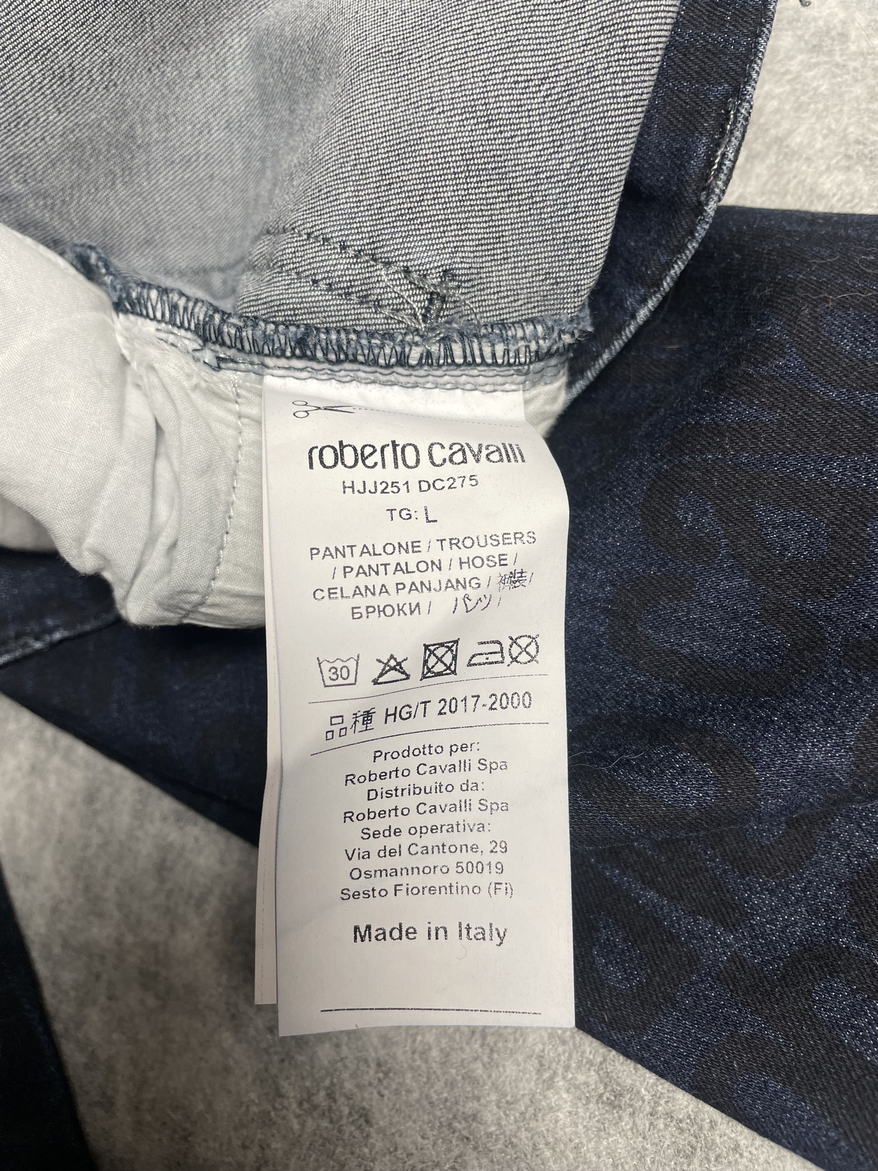 Roberto Cavalli Roberto Cavalli Junior Logo Print Trousers Jeans W30 Size 30" / US 8 / IT 44 - 11 Thumbnail