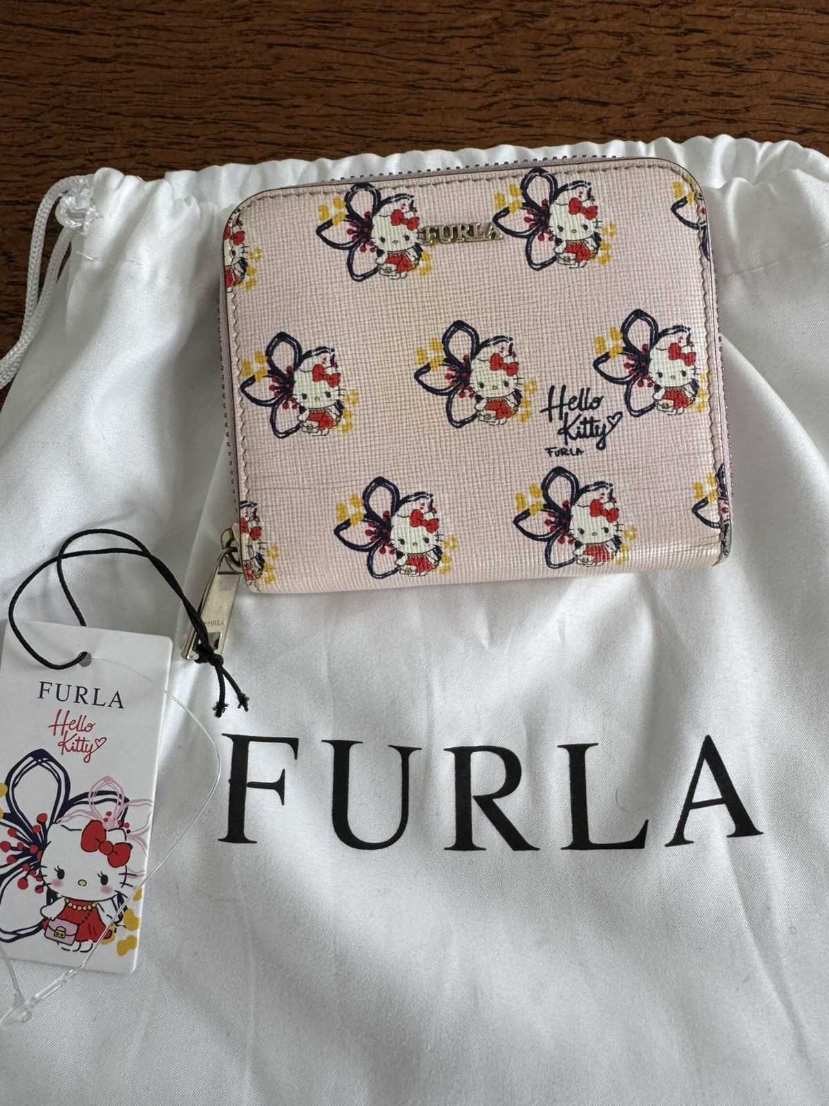 Furla NWT Furla x Hello Kitty Limited Edition Floral Zip Wallet Size ONE SIZE - 2 Thumbnail