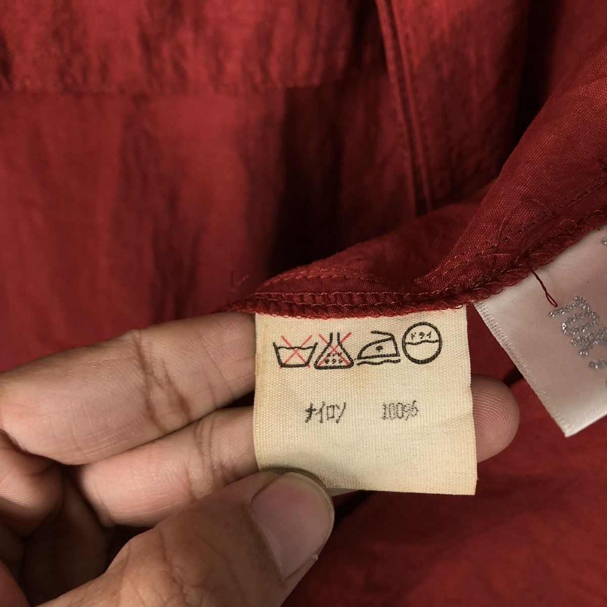 Designer × Japanese Brand × Vintage 📌Rich Red Vintage Long Jacket Tokyo Style Issey Miyake Size US M / EU 48-50 / 2 - 22 Thumbnail