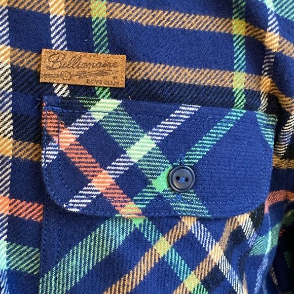 Billionaire Boys Club NWT Billionaire Boys Club Plaid Button Down Blue Shirt (M) Size US M / EU 48-50 / 2 - 5 Thumbnail