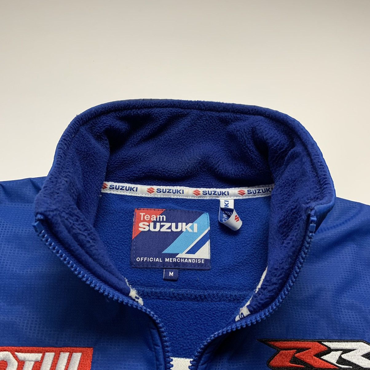 Vintage Vintage Suzuki ECSTAR RRGSX Japanese Racing Fleece Jacket Size US M / EU 48-50 / 2 - 6 Thumbnail