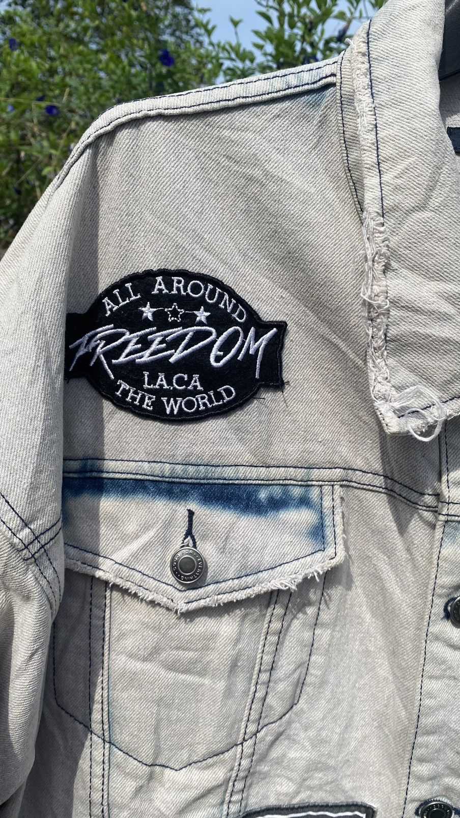 Japanese Brand Jungle Storm The Jolly Joker Tokyo Style Denim Jacket Size US L / EU 52-54 / 3 - 5 Thumbnail