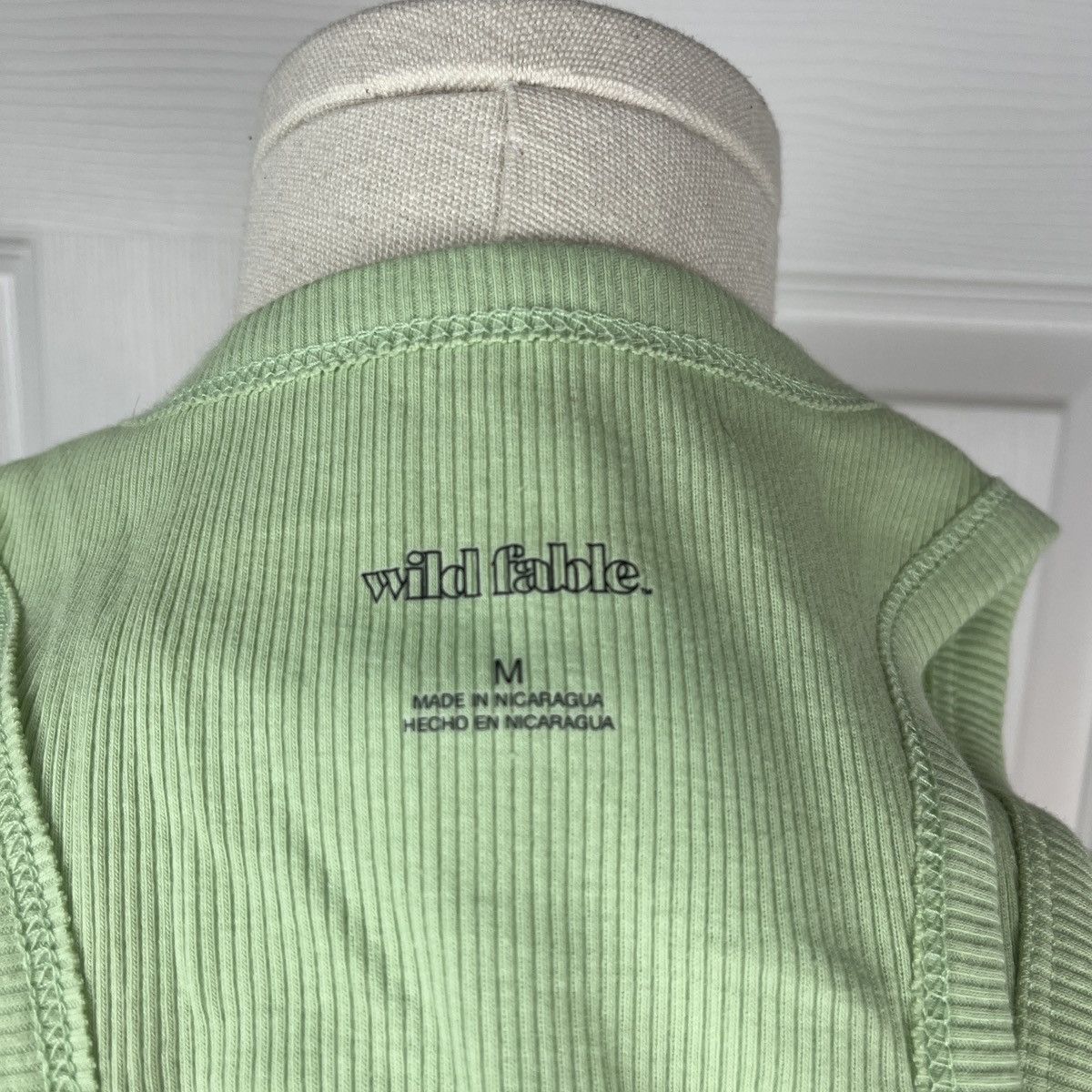Other Wild fable green ribbed tank top Size M / US 6-8 / IT 42-44 - 3 Thumbnail