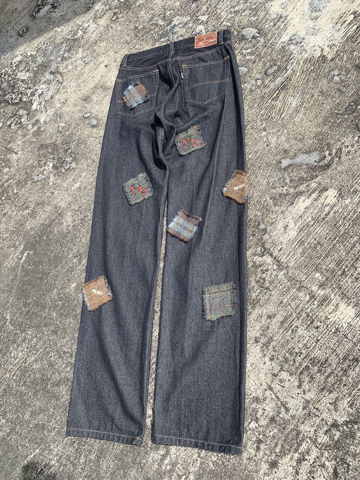Helmut Lang × Karl Helmut × Pink House Rare🔥 pink house by helmut lang patchwork denim Size US 31 - 15 Thumbnail