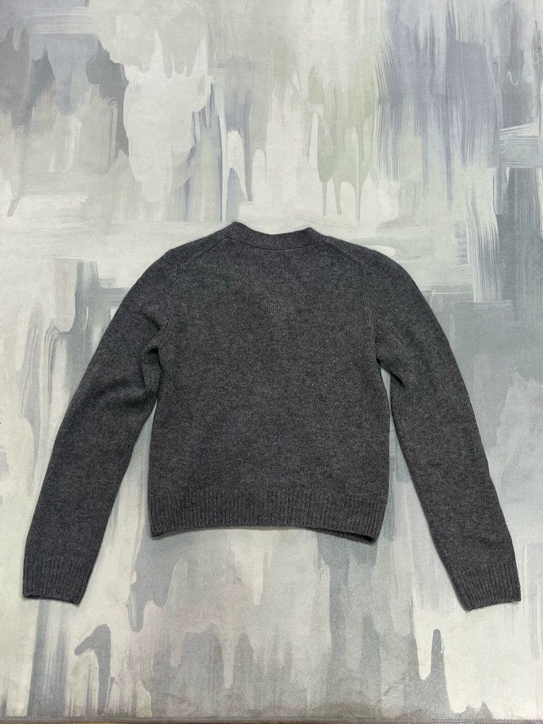 Dior Dior Gray CD pearl buckle cashmere cardigan sweater Size XS / US 0-2 / IT 36-38 - 2 Thumbnail