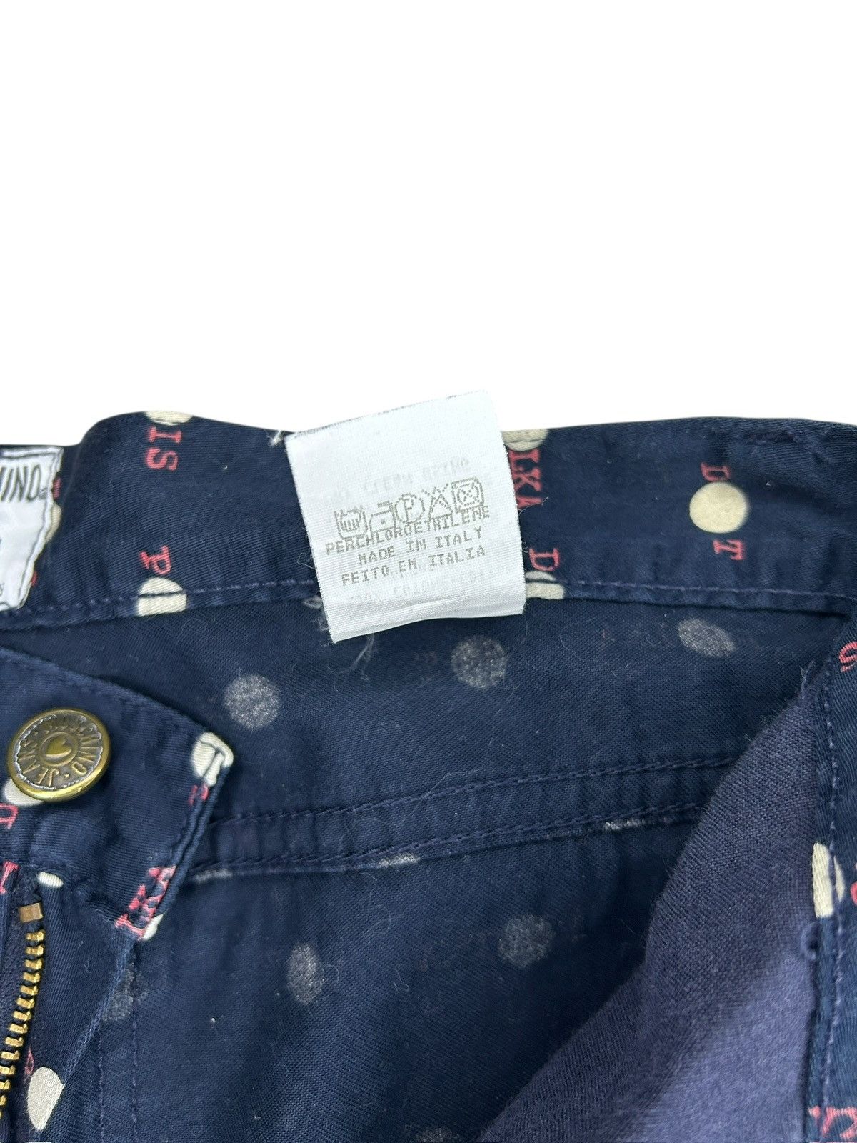 Moschino 90s Polka Dot Trousers Size 27" / US 4 / IT 40 - 9 Thumbnail