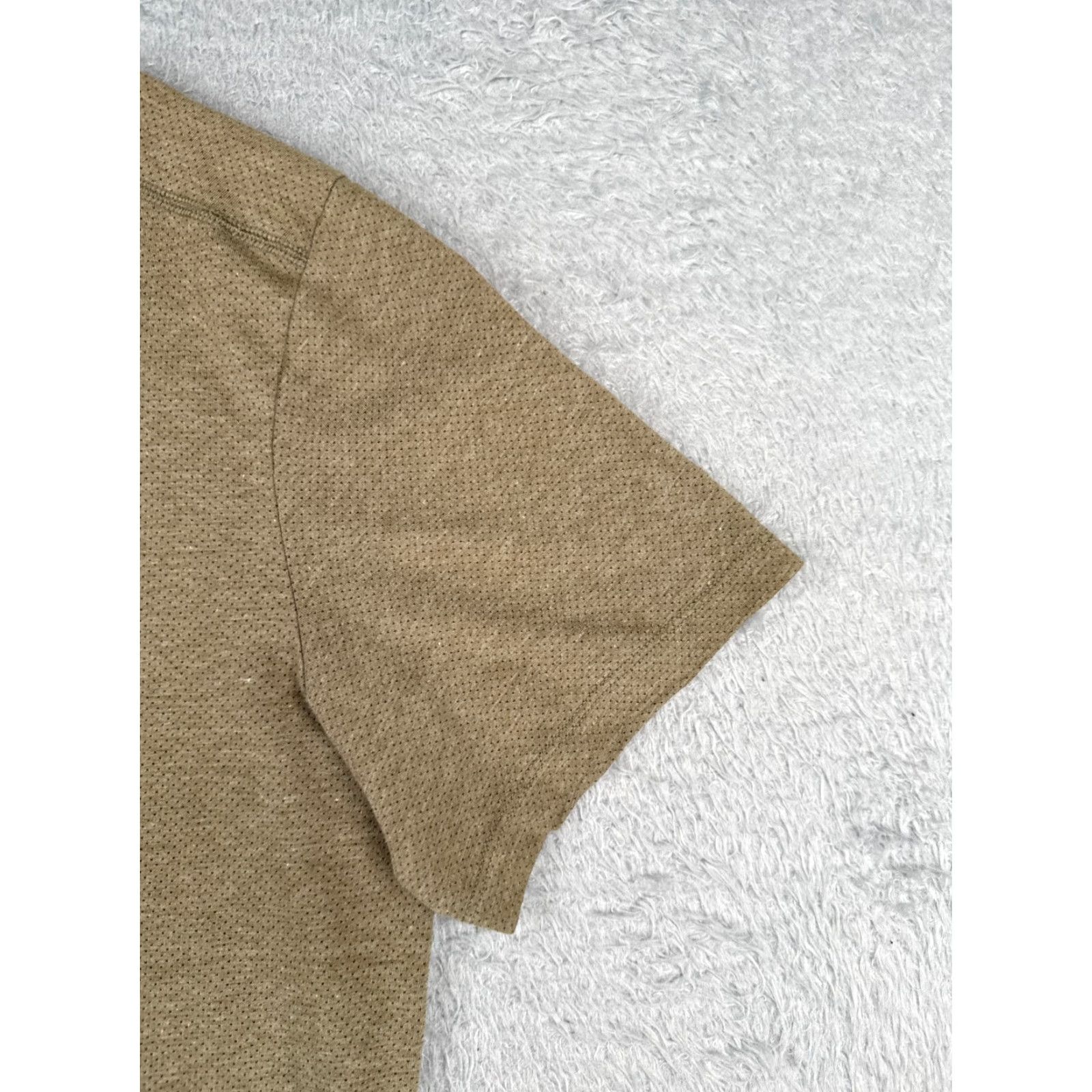 The North Face The North Face Shirt Men L Brown Flashdry Short Sleeve Crew Neck Polyester Cotton Jersey Logo 90s Outdoor Mens Size US L / EU 52-54 / 3 - 2 Thumbnail
