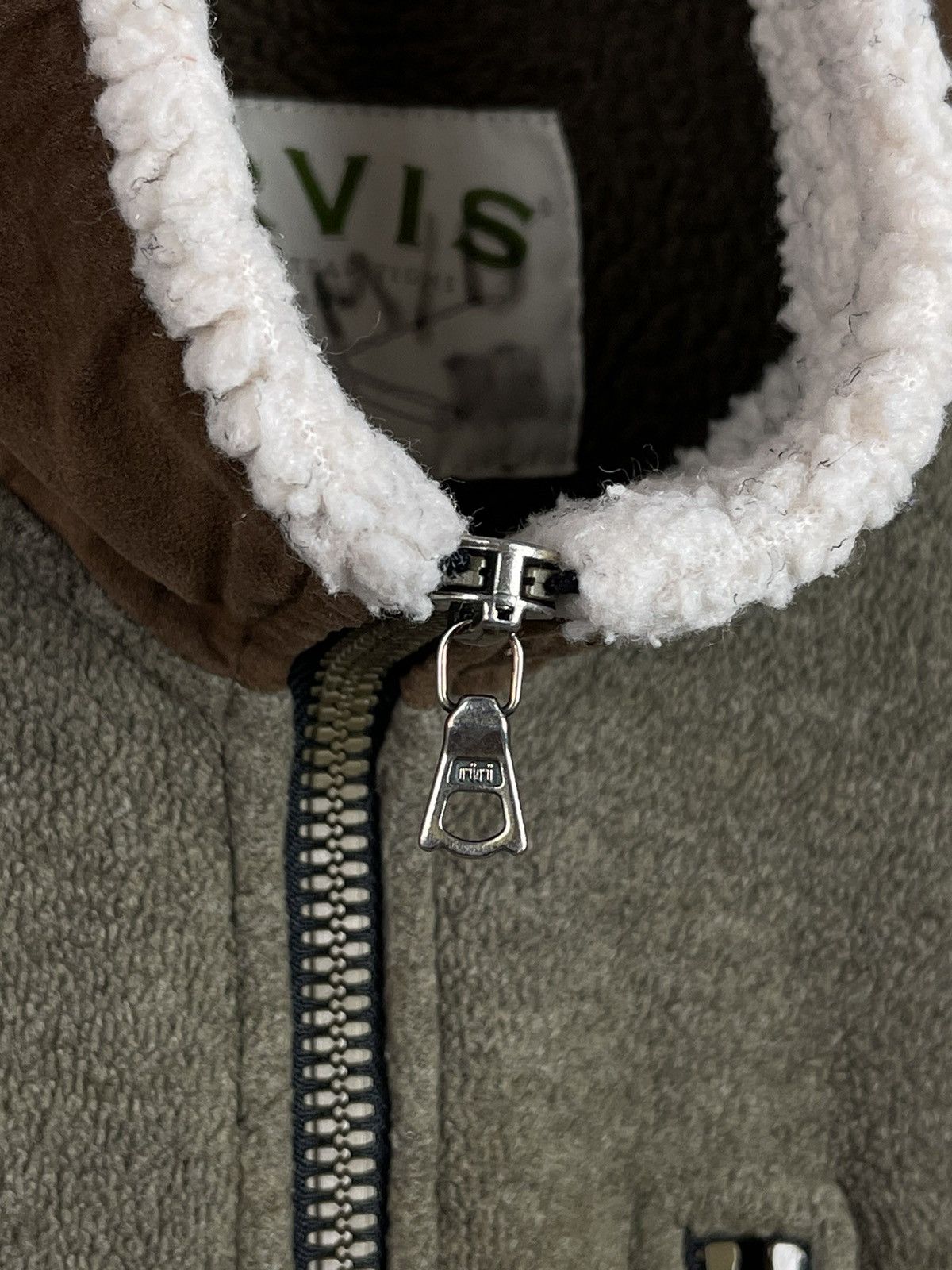 Orvis × Vintage Orvis Fleece Zip Vest Sherpa Leather Shoulder Men’s Size M Size US M / EU 48-50 / 2 - 8 Thumbnail