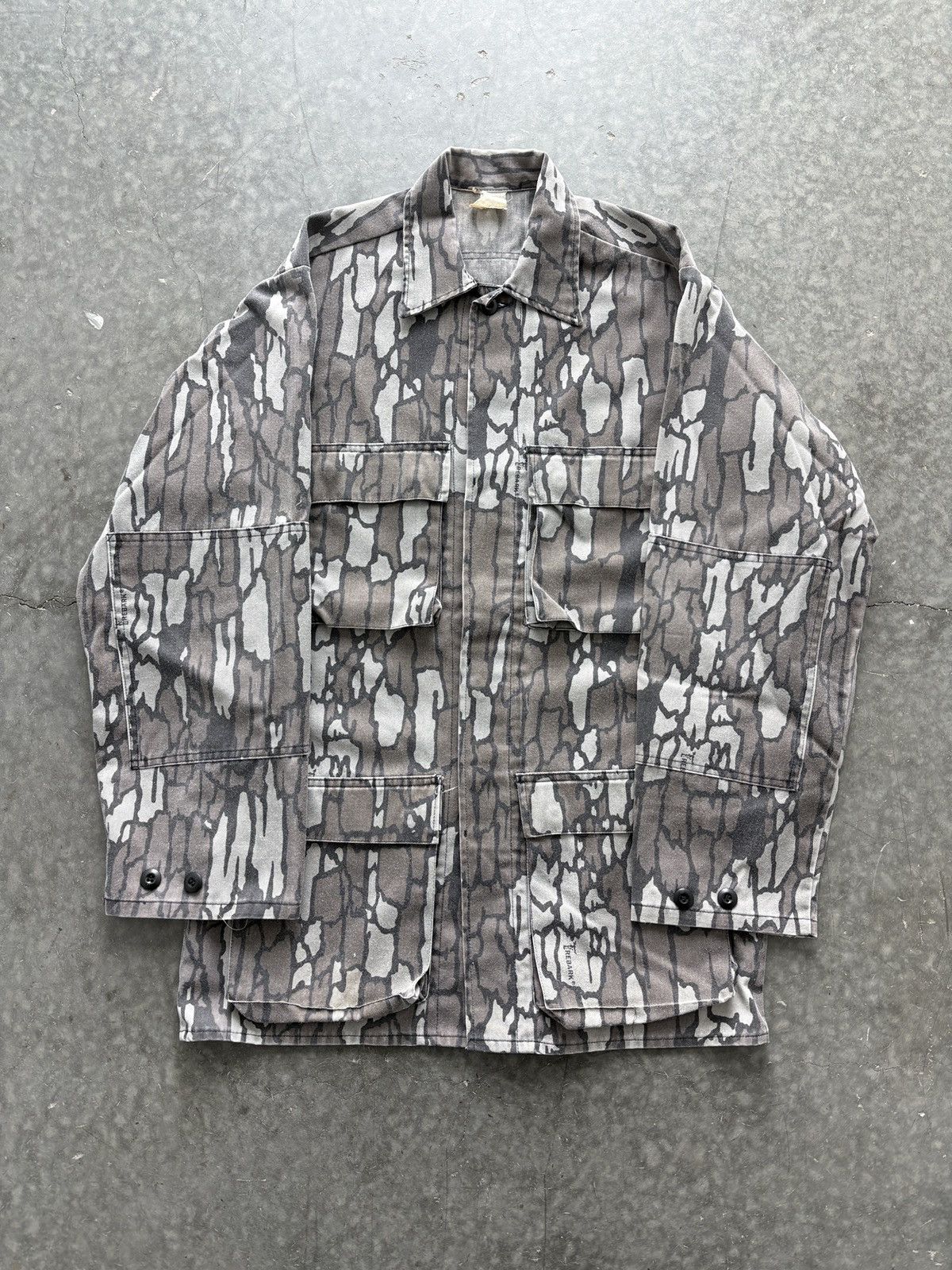 Vintage Vintage 80s Trebark Camo Chore Jacket Size US XL / EU 56 / 4 - 1 Thumbnail