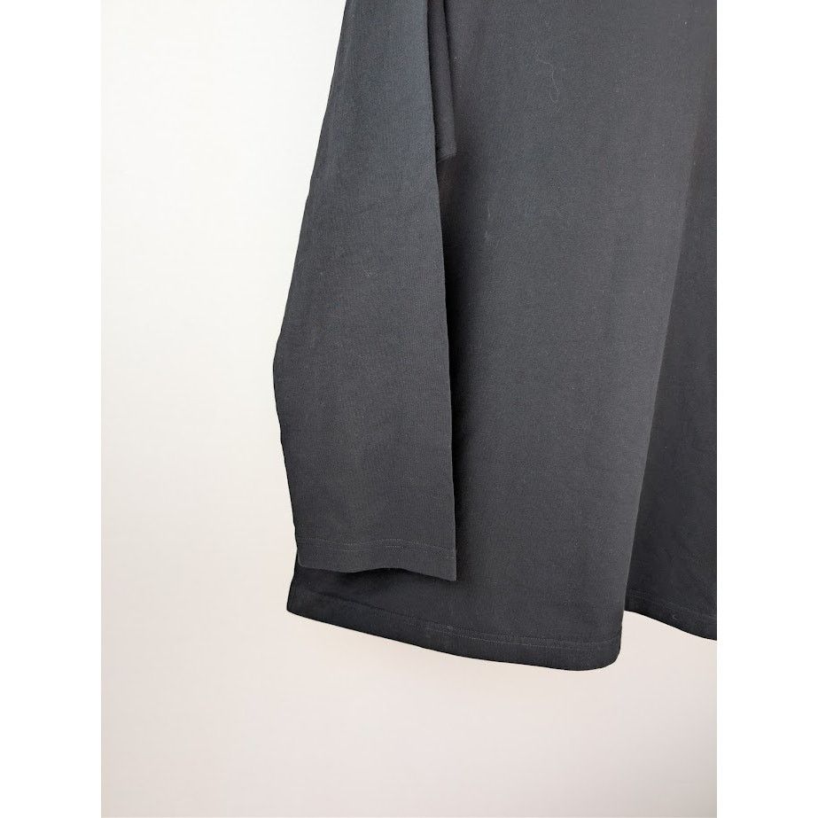 Balenciaga o1rshd1 Paris Vintage Jersey L/S T-Shirt in Black Size US L / EU 52-54 / 3 - 6 Thumbnail