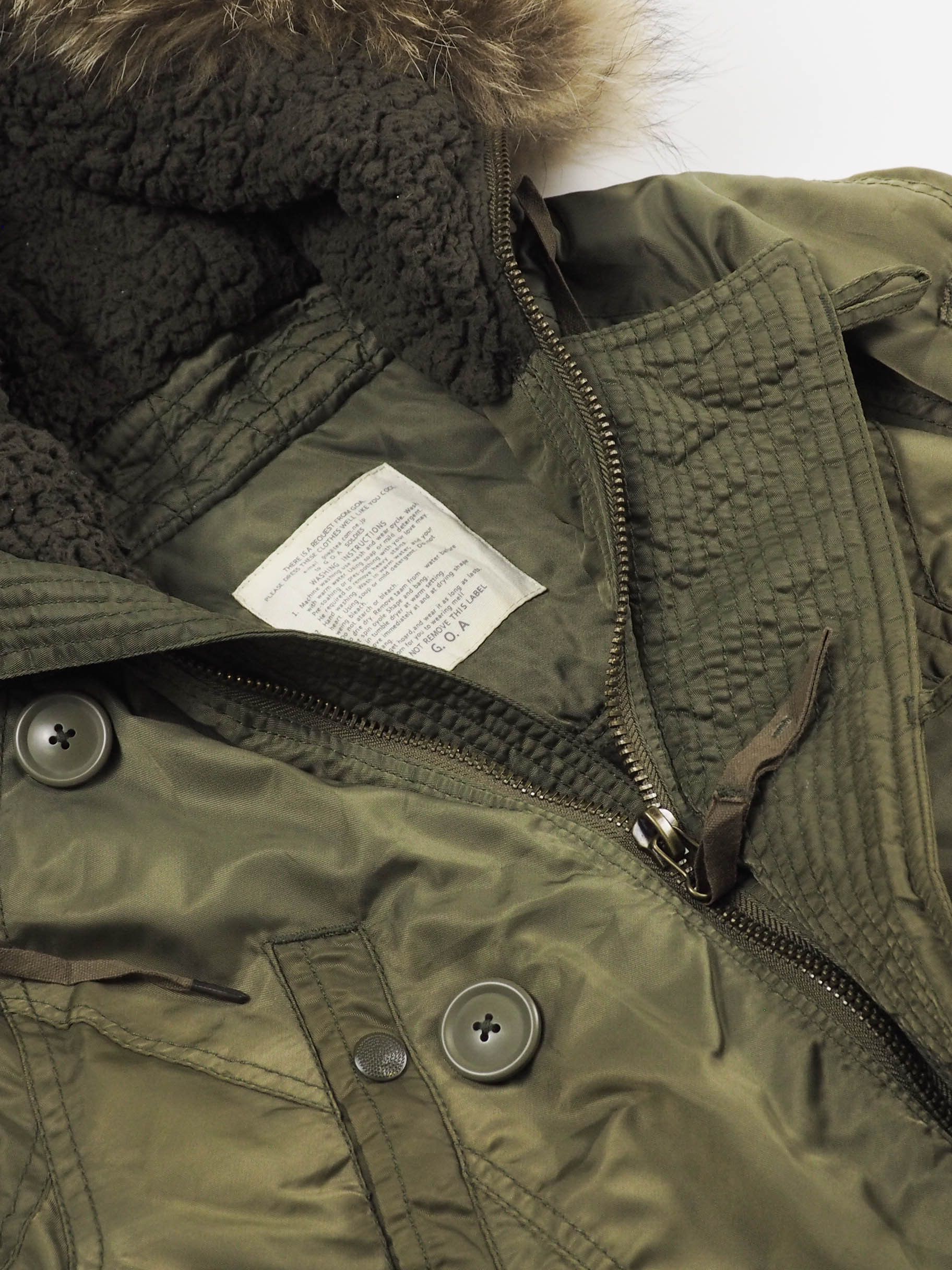 14th Addiction × Japanese Brand × Le Grande Bleu (L.G.B.) G.O.A military jacket parka Size L / US 10 / IT 46 - 11 Thumbnail