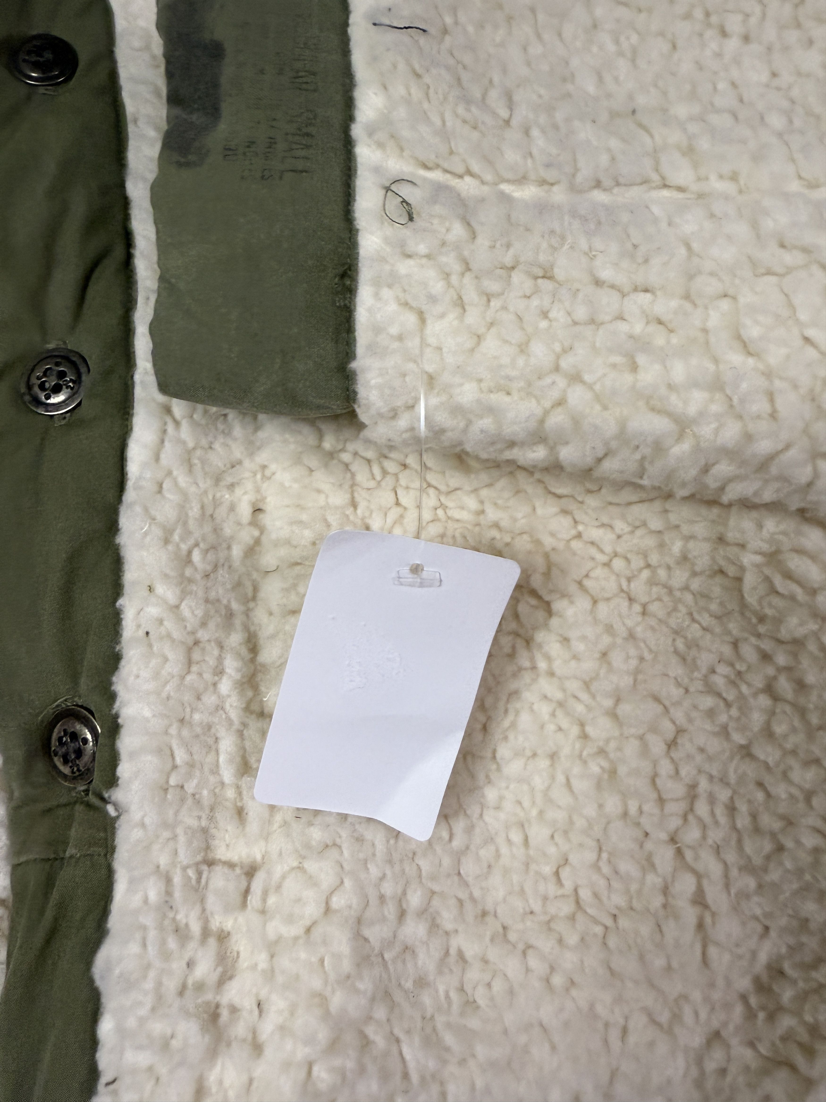Greg Lauren Greg Lauren Ivory Sherpa Hooded Boxy Jacket Size US L / EU 52-54 / 3 - 5 Thumbnail