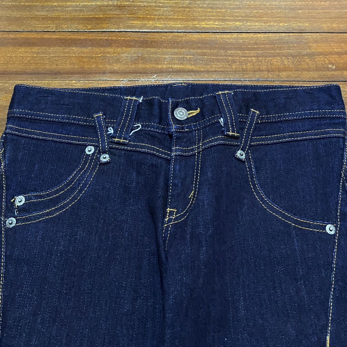 14th Addiction Rare Design Vintage Japanese Brand Tornado Mart Jeans 2000s Size US 31 - 3 Thumbnail