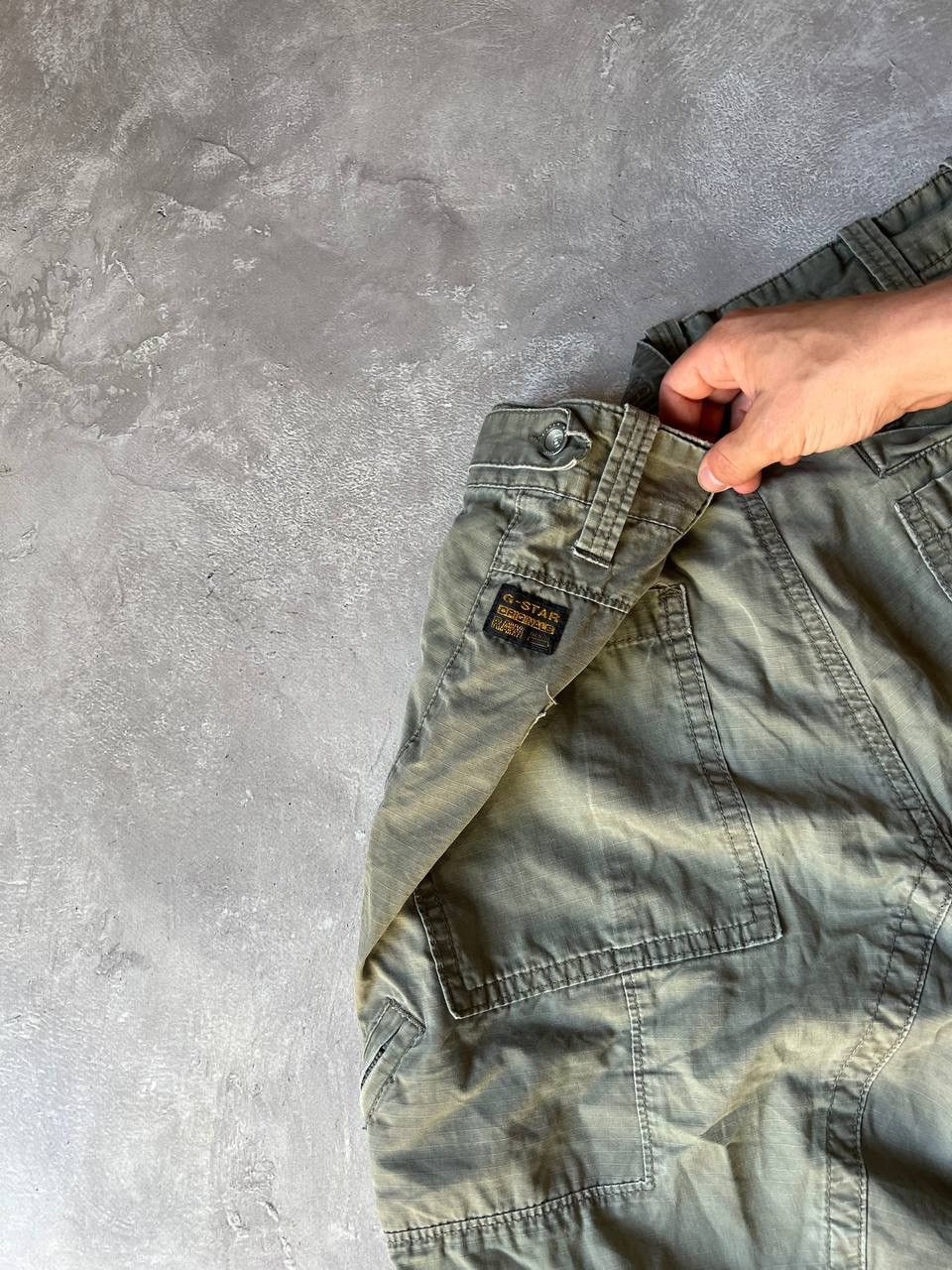 G-Star × Vintage Vintage G-Star Raw Cargo Short Size US 33 - 4 Thumbnail