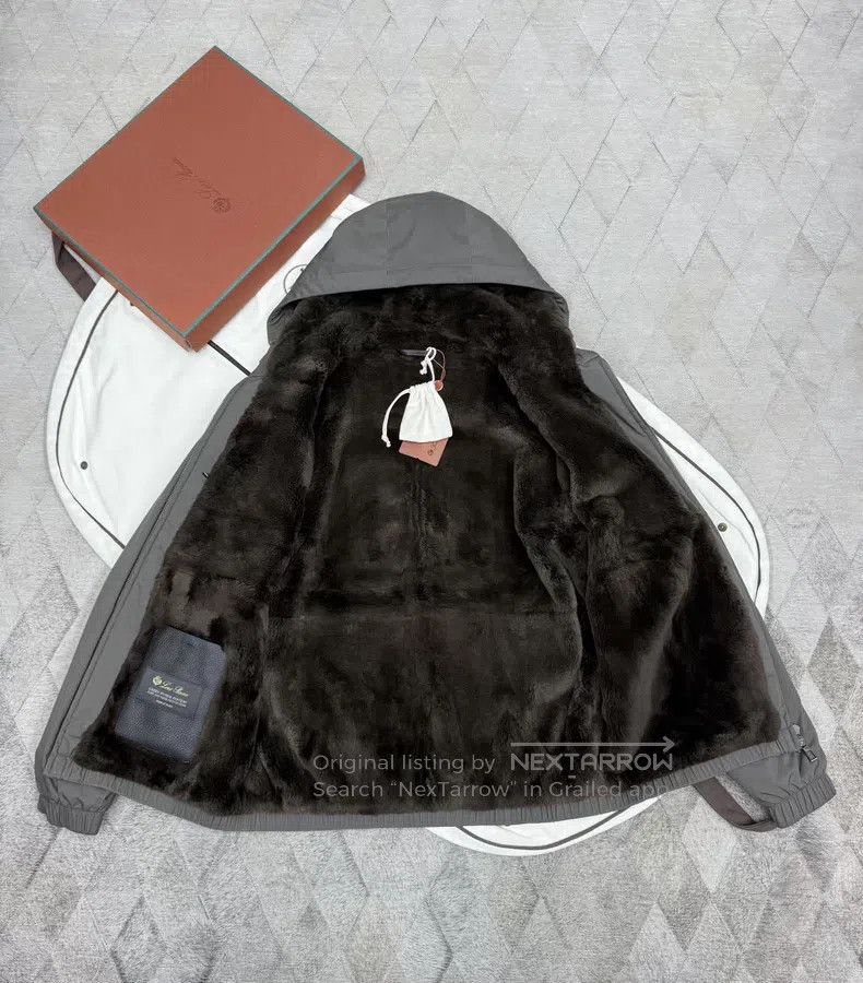 Loro Piana Loro Piana Men's fur hooded Bomber jacket with Strom Syste Size US M / EU 48-50 / 2 - 4 Thumbnail
