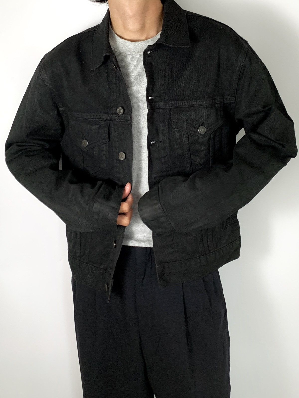 Denim & Supply Ralph Lauren Denim suply RL black waxed jacket