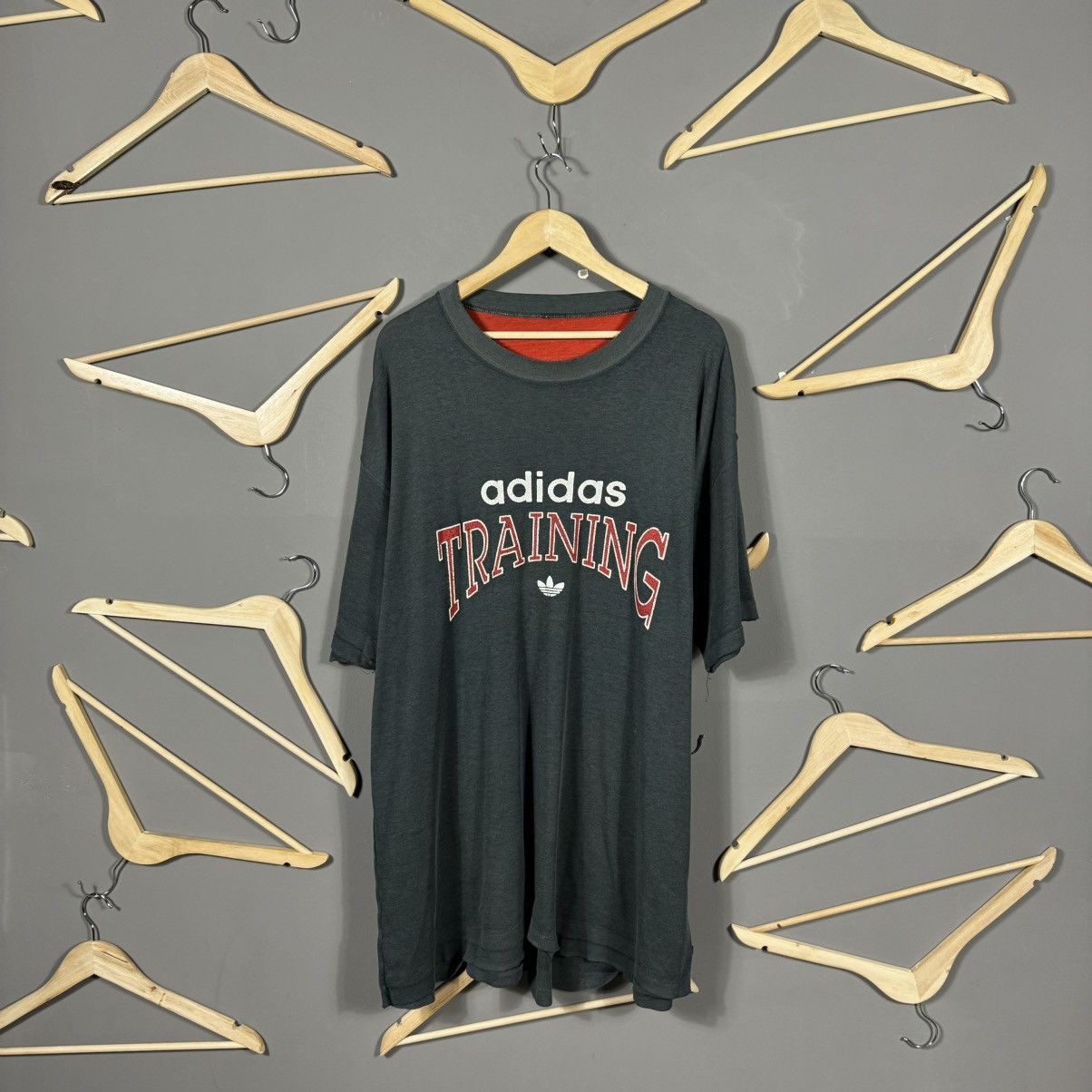 Adidas × Vintage Vintage 80s Adidas Training T-shirt Size US XXL / EU 58 / 5 - 1 Thumbnail