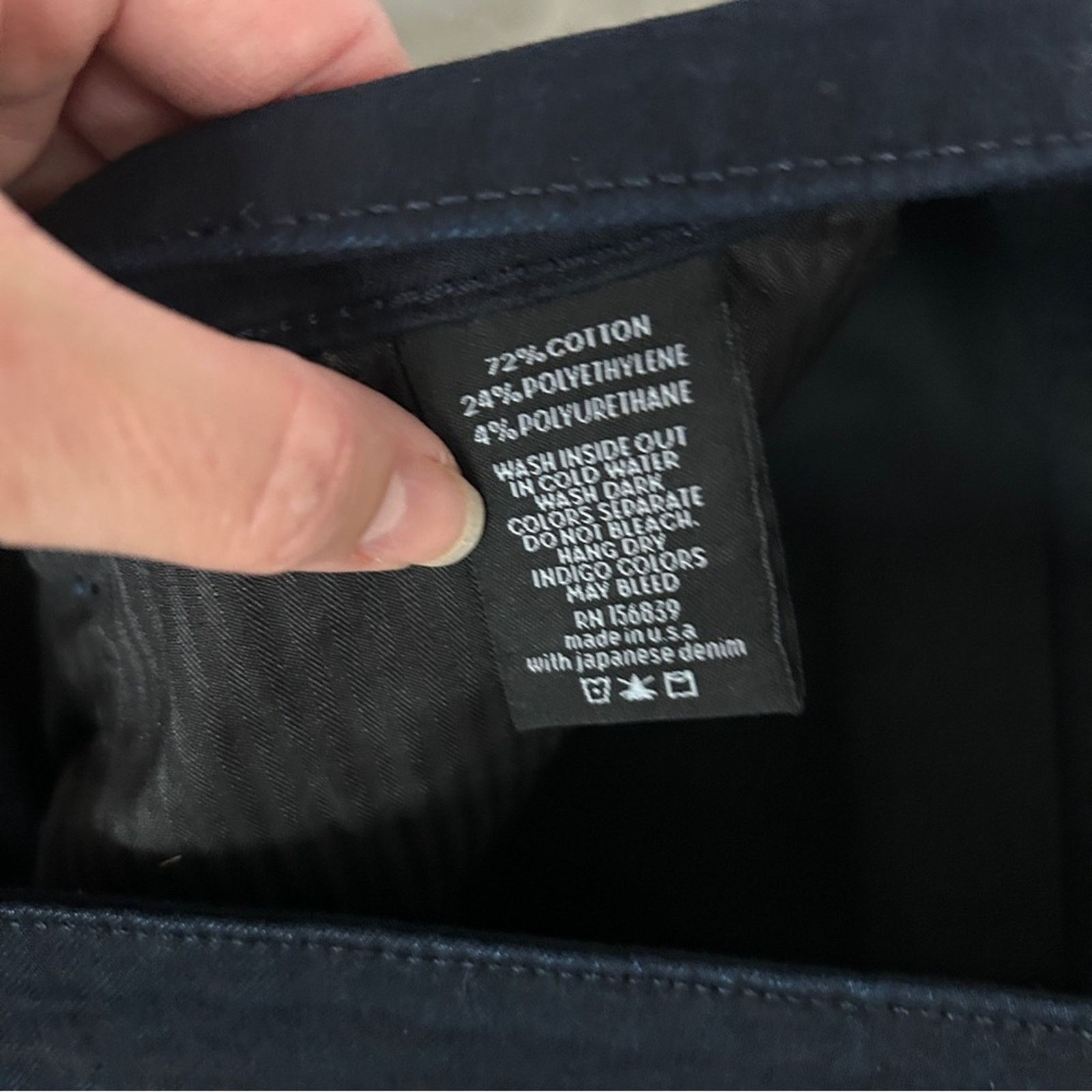 MONFRERE Monfrere dark blue japanese denim slim straight jeans 34 Size US 34 / EU 50 - 5 Thumbnail