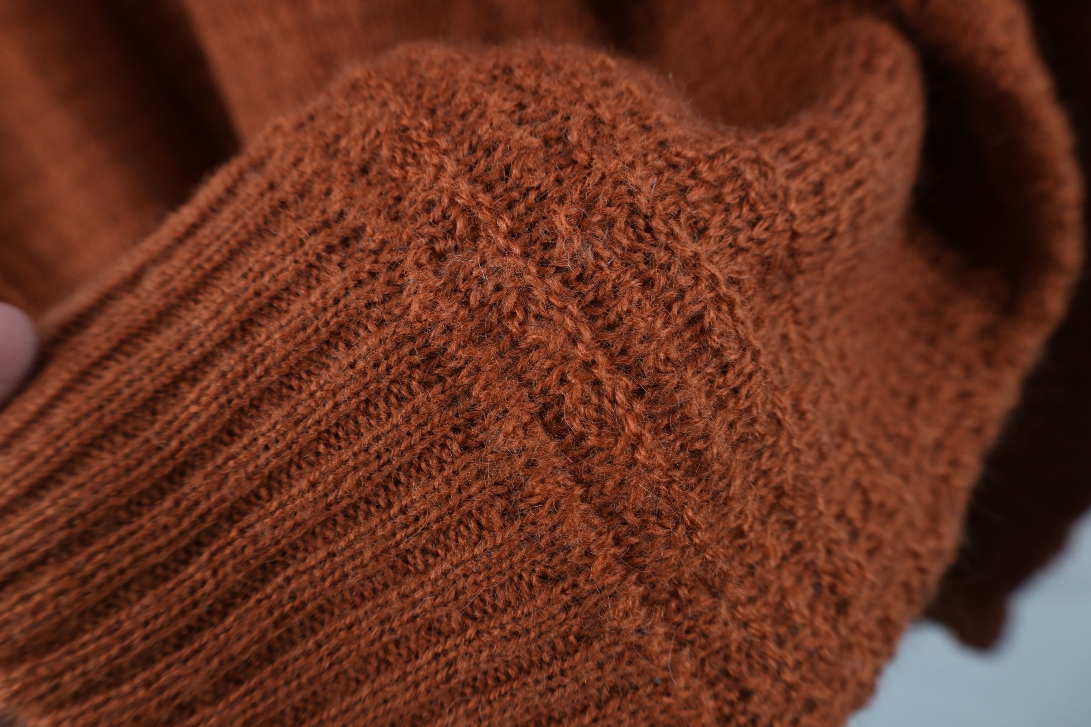 Vintage Vintage 70s 80s Streetwear Wool Blend Knit Sweater Copper Size XL / US 12-14 / IT 48-50 - 8 Thumbnail