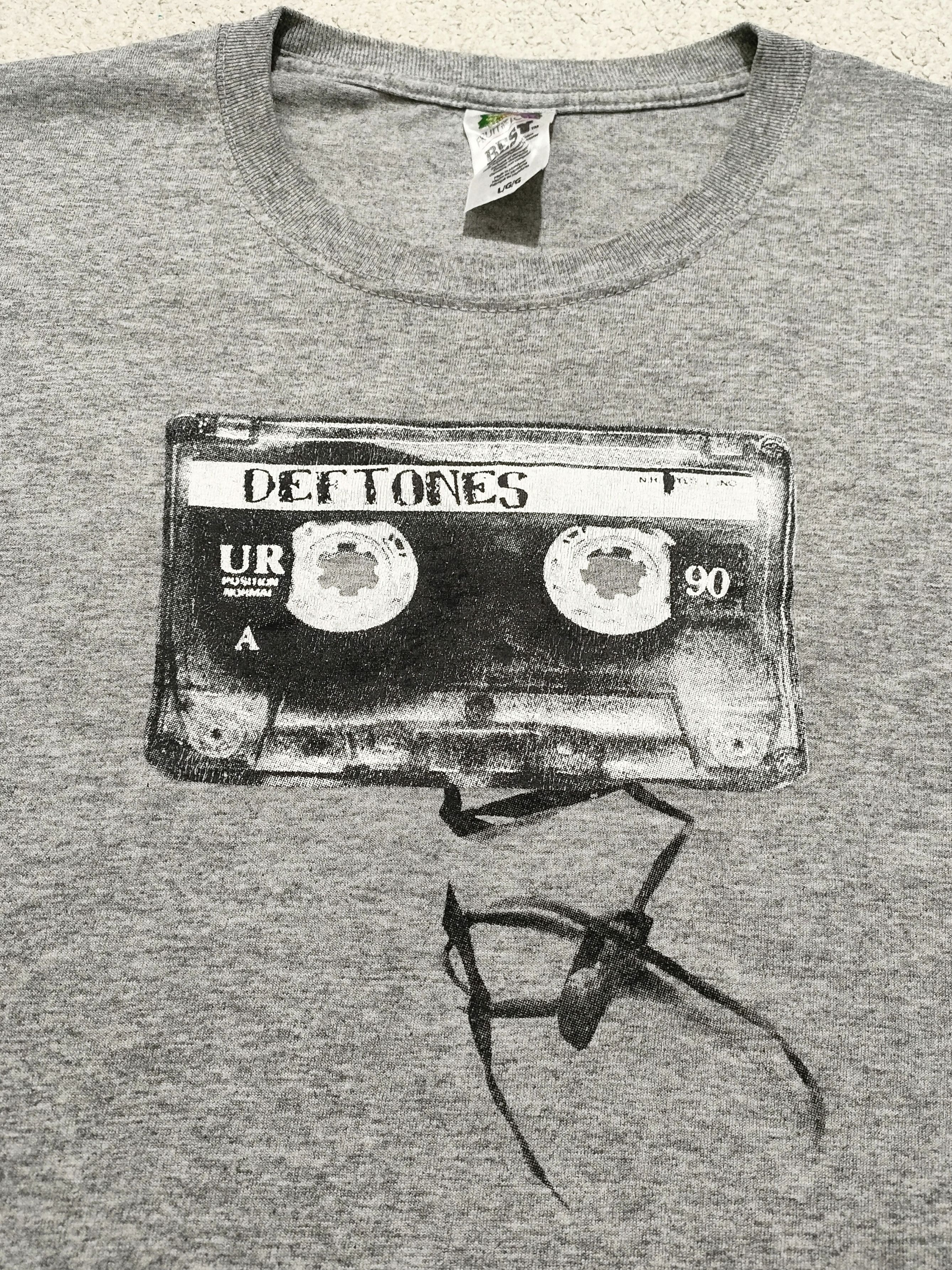 Band Tees DEFTONES 'WORLD TOUR 2007' Vintage Band T-Shirt Size US L / EU 52-54 / 3 - 2 Thumbnail