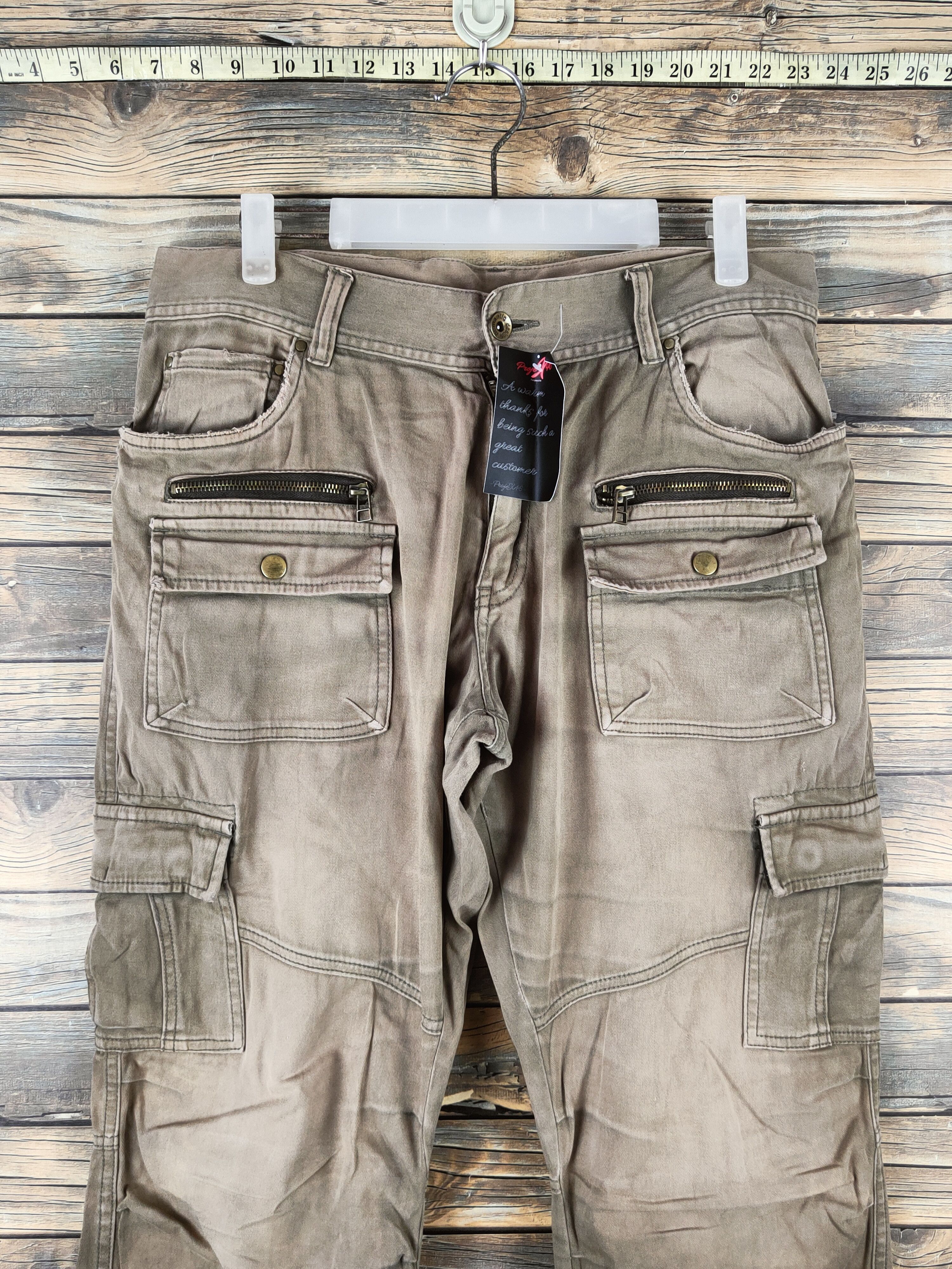 semanticdesign DL Semanticdesign Beige Multipocket Cargo Pants #46-124 Size US 32 / EU 48 - 2 Thumbnail