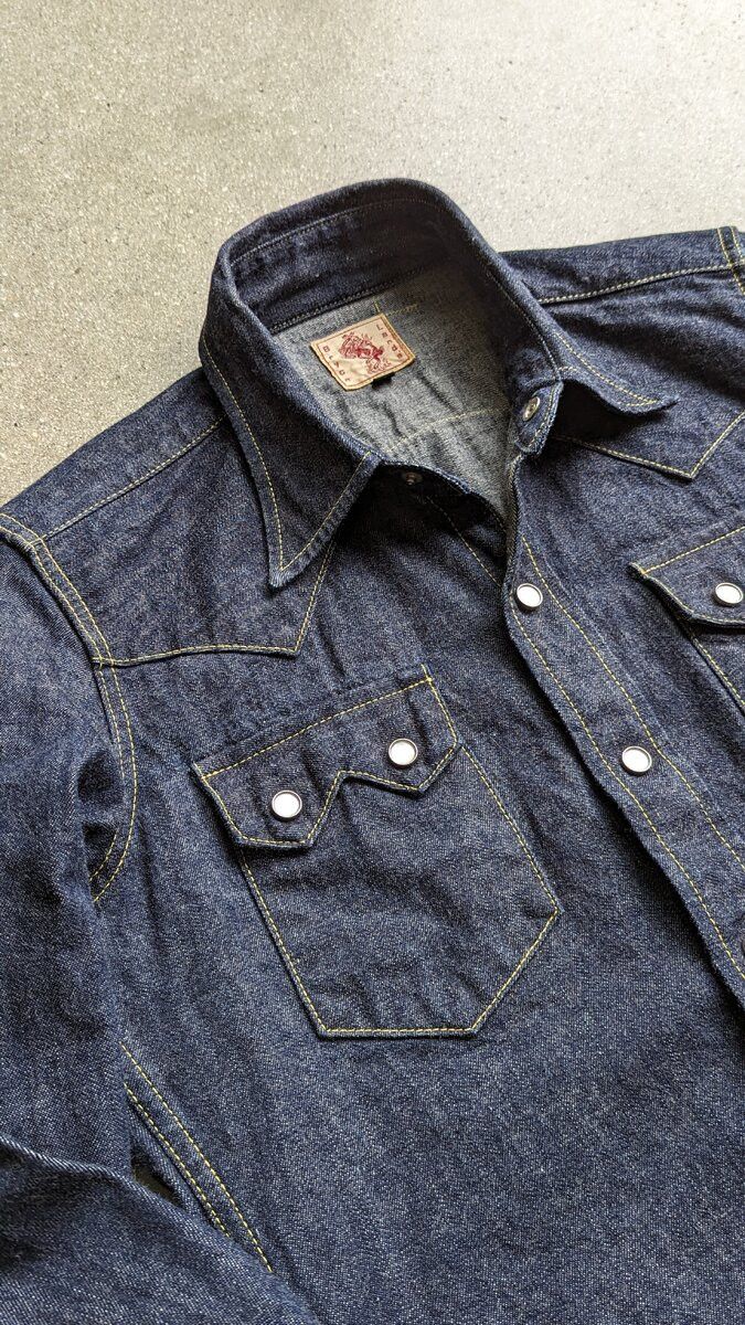 Bryceland's Sawtooth Westerner Denim Shirt 10oz Japanese