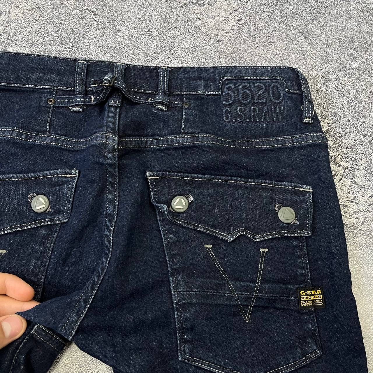 G-Star Vintage Big Logo 96 G-Star Faded Jeans Distressed Thrashed Size US 30 / EU 46 - 16 Thumbnail