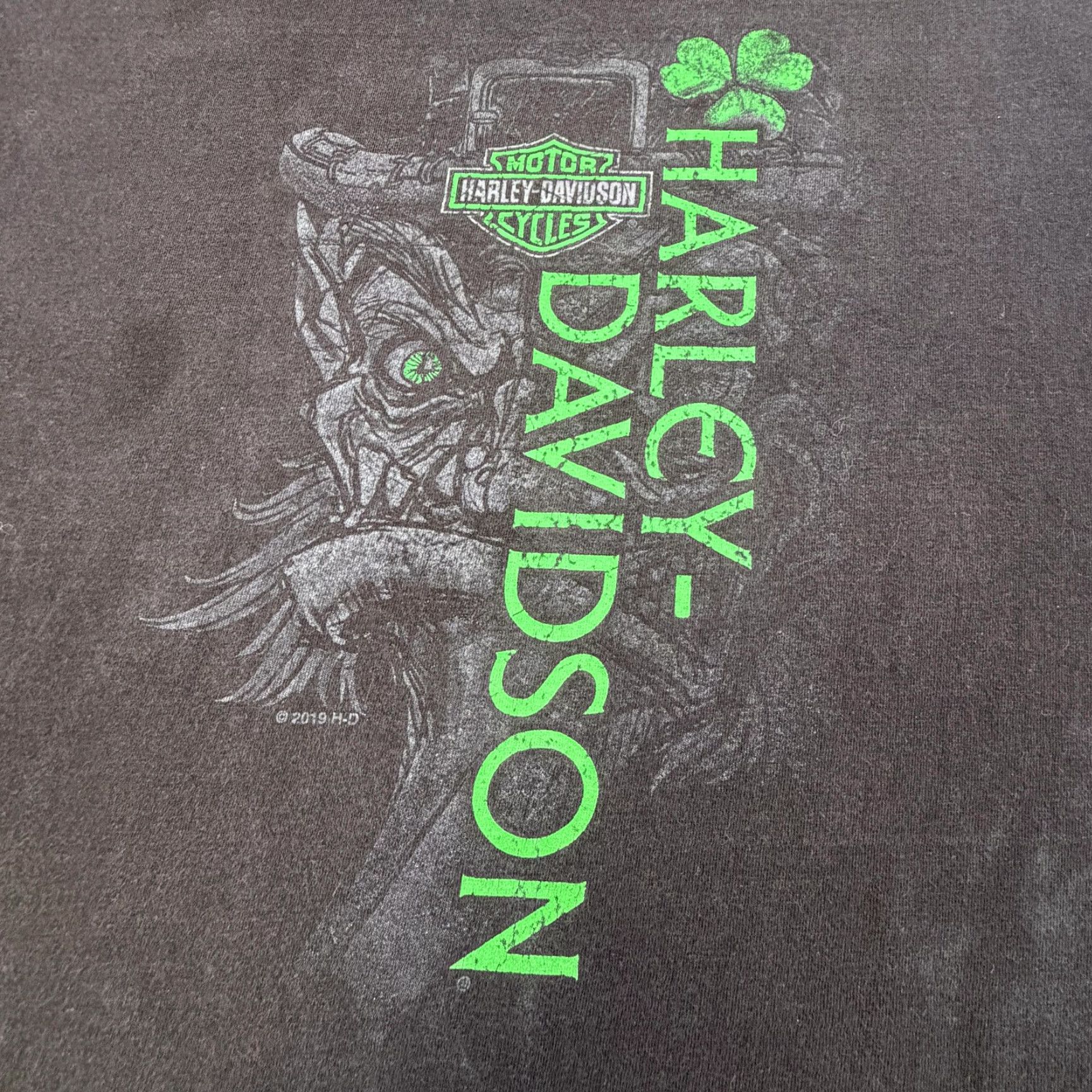 Harley Davidson Harley-Davidson Shirt Mens 3XL Black Graphic Print Short Sleeve T-Shirt Biker Patriotic Holiday Motorcycle Men Black 3XL Size US XXL / EU 58 / 5 - 4 Thumbnail