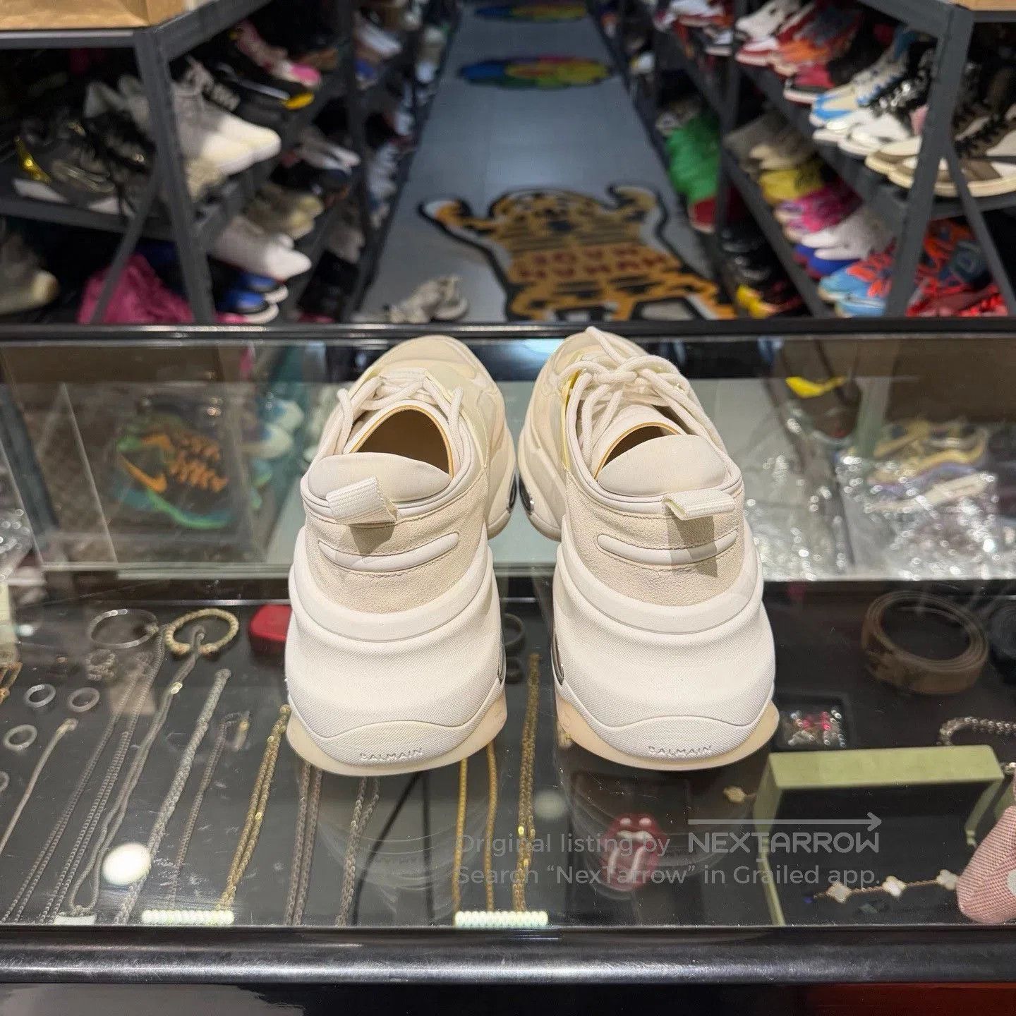 Balmain BALMAIN Small Logo Platform Sneakers. Size US 11 / EU 44 - 3 Thumbnail