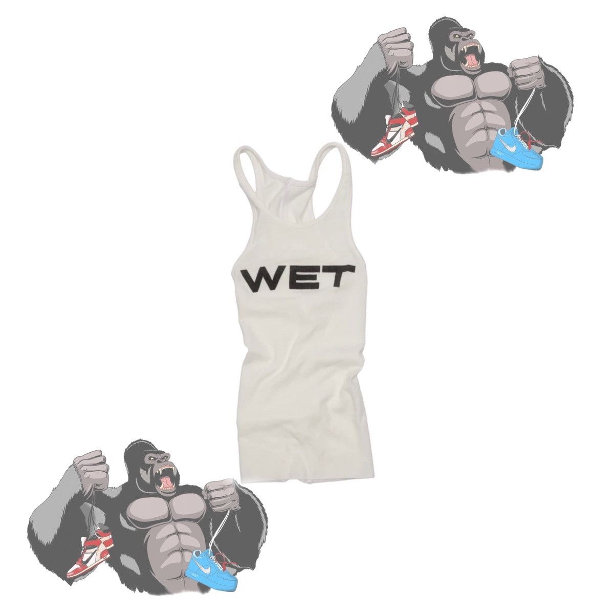 Kanye West Yeezy Mowalola WET Tank Top | Grailed