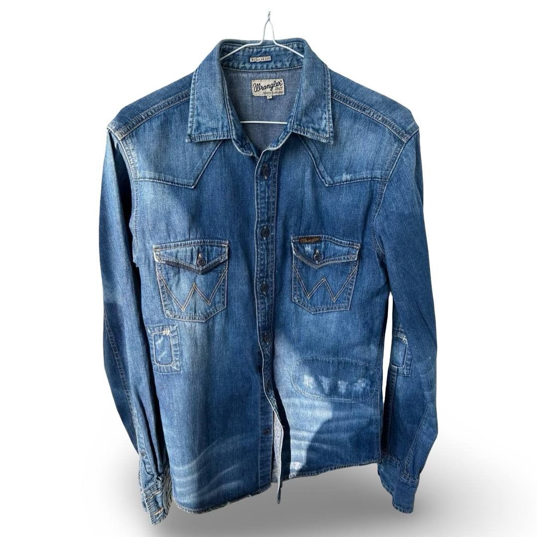 Wrangler Wrangler denim shirt #519 Size US S / EU 44-46 / 1 - 1 Thumbnail