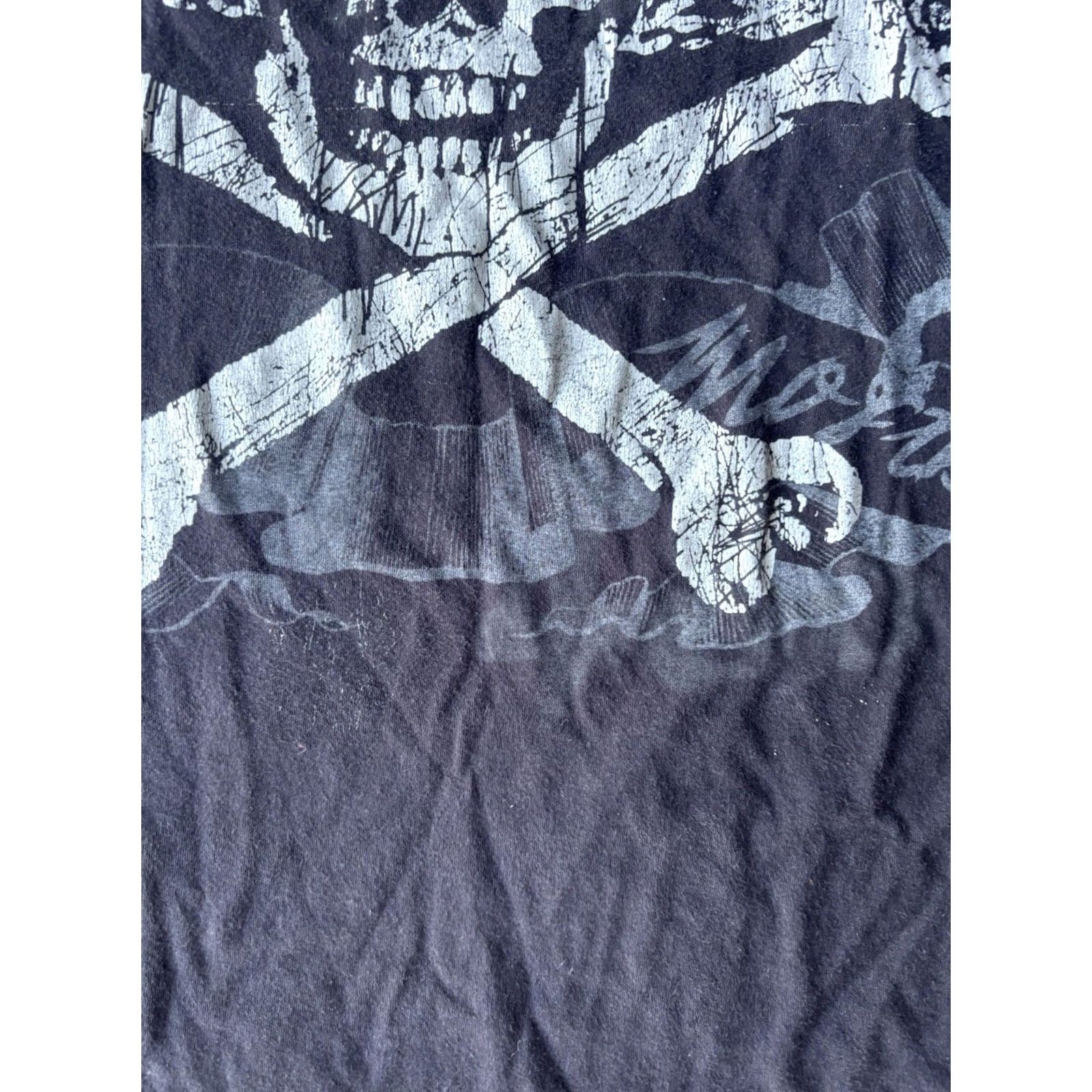 Incu VINTAGE INC Cross Skull T-Shirt L Mens Black Cotton Embroidered Grunge Y2K Size US L / EU 52-54 / 3 - 4 Thumbnail