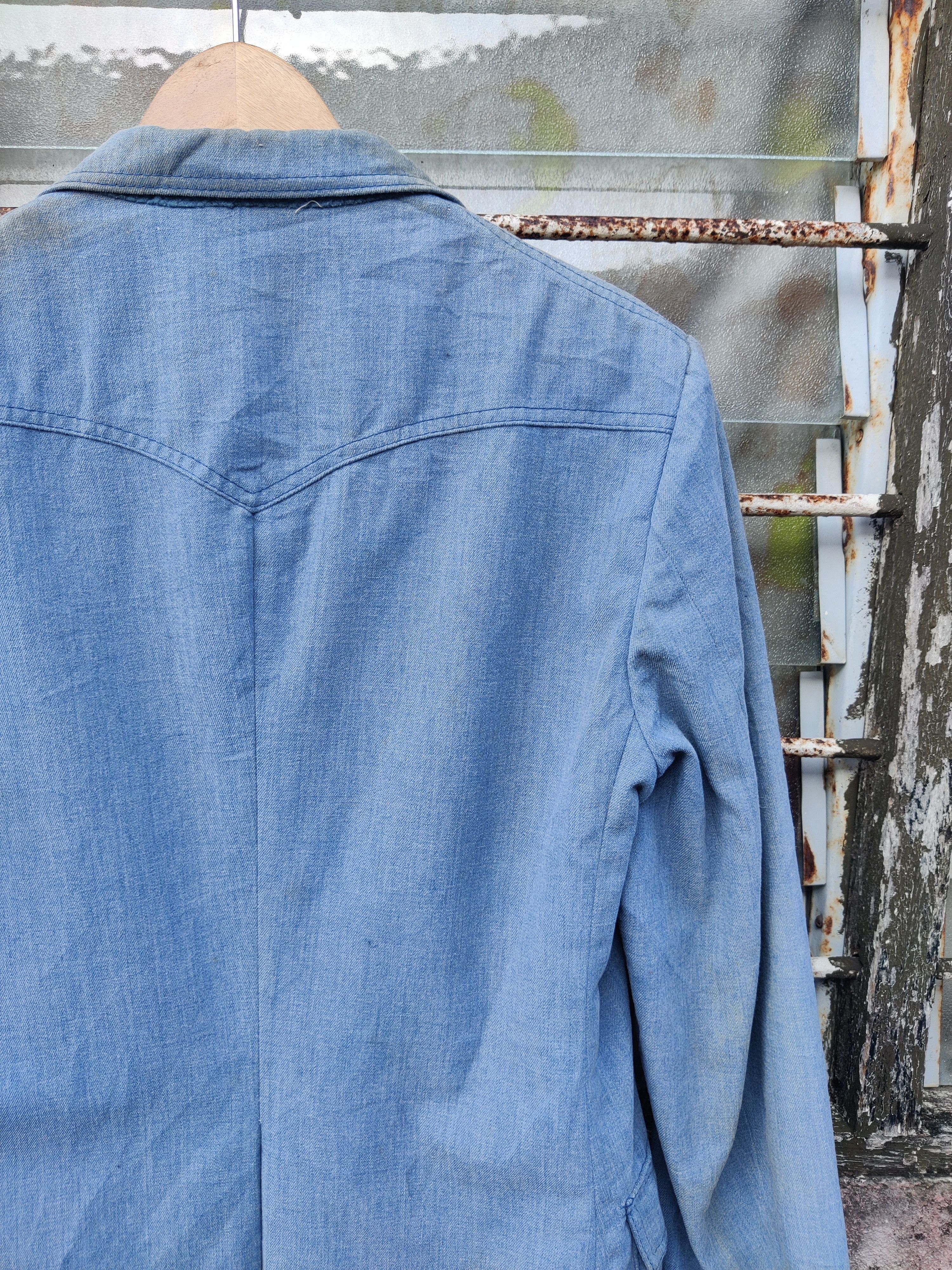 Lee Vintage Sun Faded Archive Lee Denim Coat Jacket Size US M / EU 48-50 / 2 - 6 Thumbnail