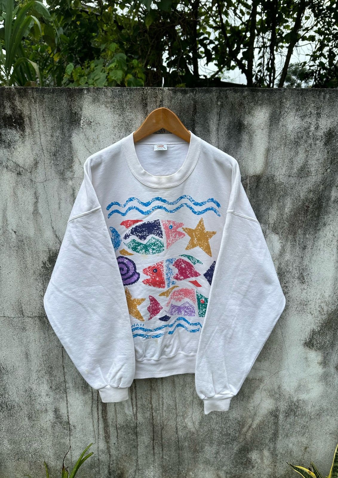 Vintage Vintage 80s Hawaii Crazy shirts pullover sweatshirt Size US M / EU 48-50 / 2 - 2 Thumbnail