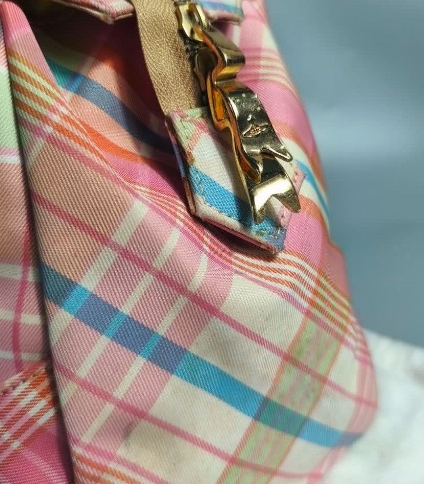 Designer × Vivienne Westwood Vivienne Westwood Yasmine Pastel Plaid Shoulder Bag Size ONE SIZE - 6 Thumbnail