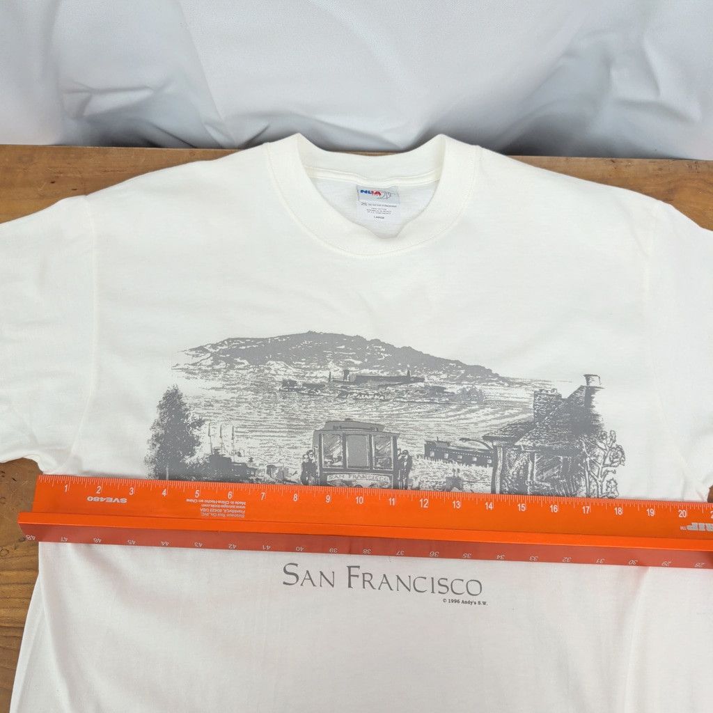 NBA × Vintage Vintage Dead Stock NBA City San Francisco T-Shirt Large Size US L / EU 52-54 / 3 - 5 Thumbnail