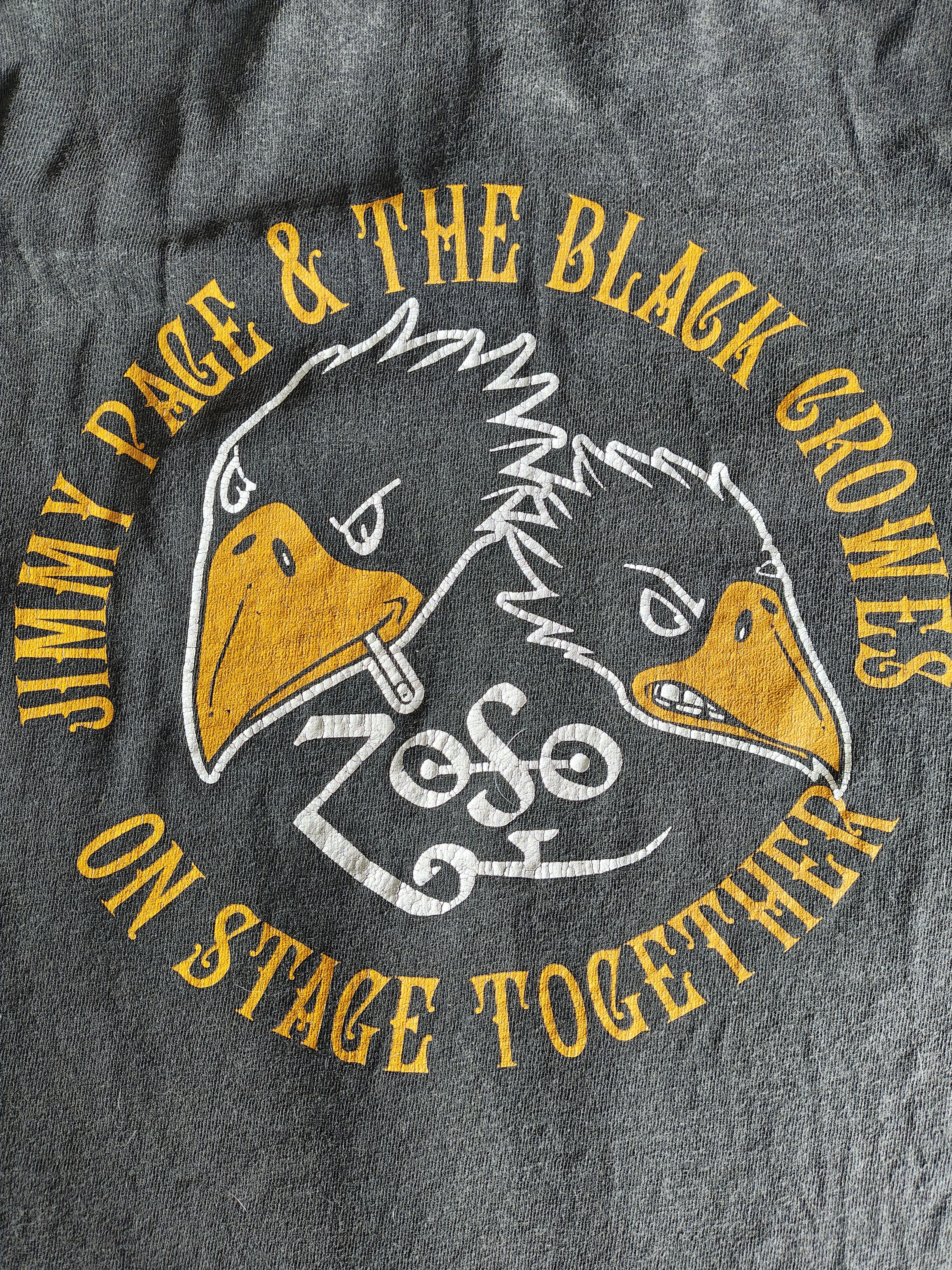 Vintage 1999 Jimmy Page & Black Crowes Tour Shirt - L - Roseland NYC Size US L / EU 52-54 / 3 - 4 Thumbnail