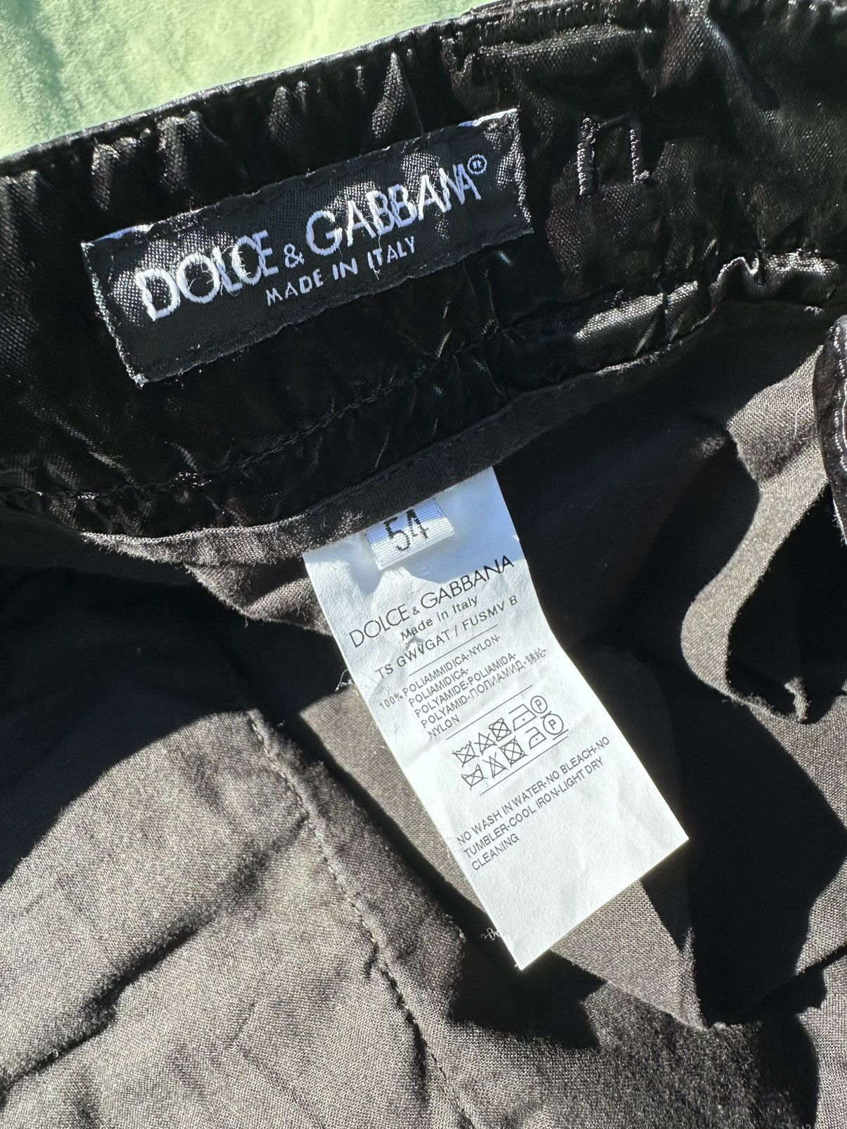 Dolce & Gabbana Dolce & Gabbana cargo pants iridescent black sz54 Size US 38 / EU 54 - 9 Thumbnail