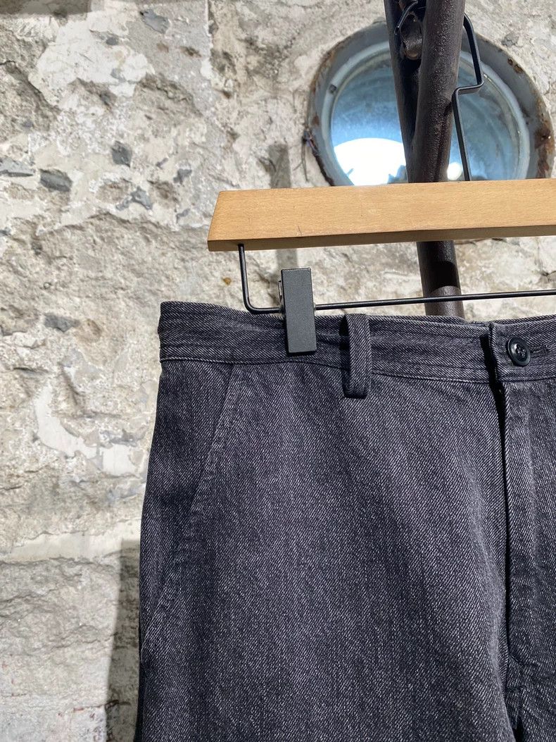 Yohji Yamamoto Yohji Yamamoto size 1 Denim and wool straight leg trousers Size US 28 / EU 44 - 3 Thumbnail