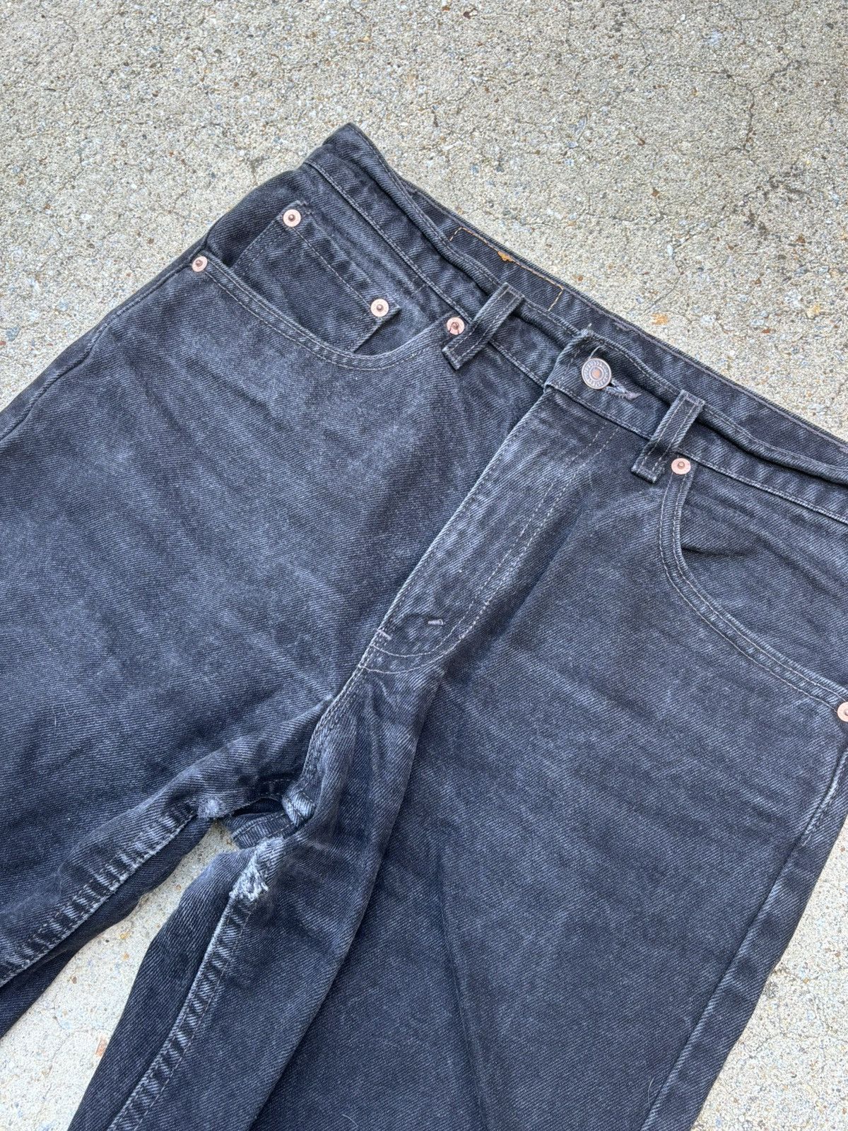 Levi's Levi’s Black Denim Pants Size US 32 / EU 48 - 2 Thumbnail