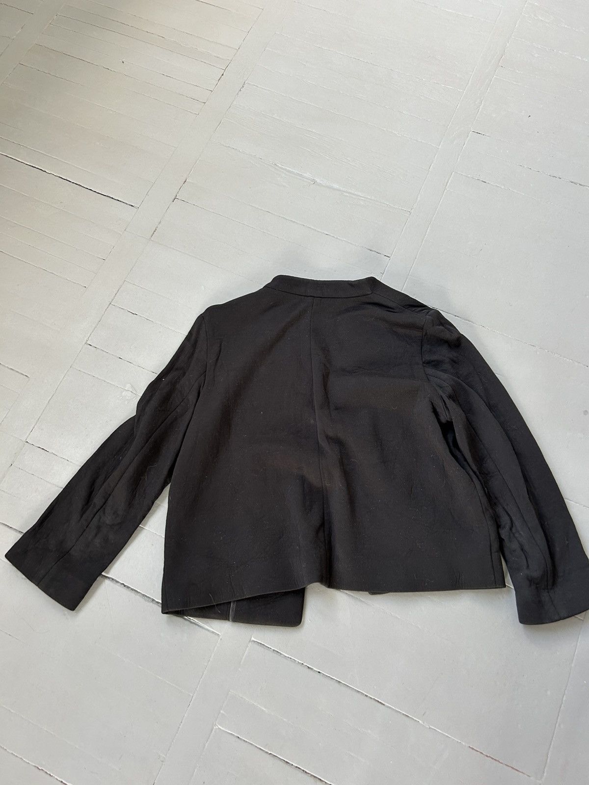 Sandro × Vintage Sandro viscose crop blazer Size M / US 6-8 / IT 42-44 - 5 Thumbnail