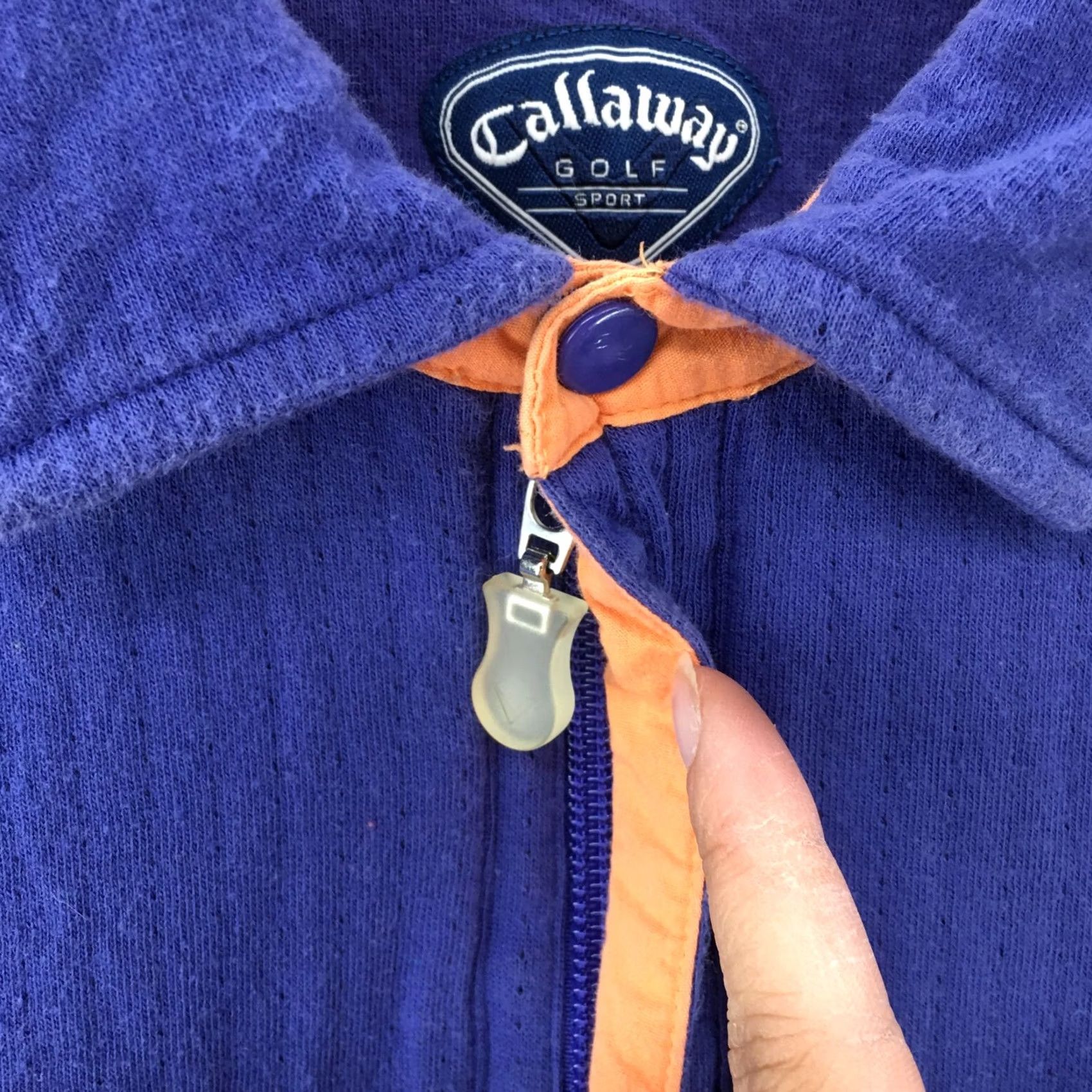 Callaway Callaway Shirt Mens XL Blue Golf Polo Top Indigo Cotton Collared Long Sleeve Casual Size US XL / EU 56 / 4 - 4 Thumbnail