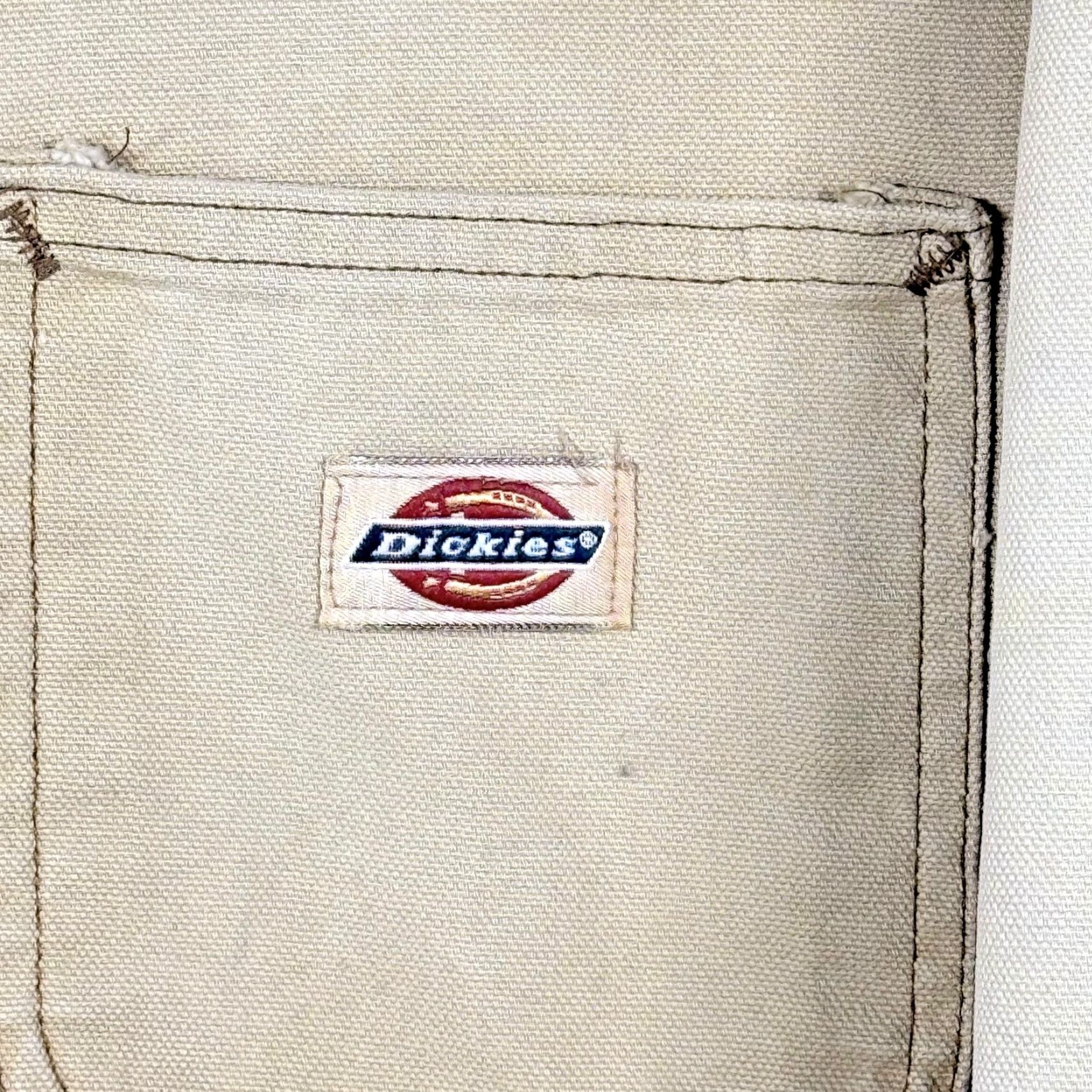 Dickies VINTAGE Dickies Barn Chore Jacket Men XL Beige Canvas Button Long Sleeve Classic Size US XL / EU 56 / 4 - 6 Thumbnail