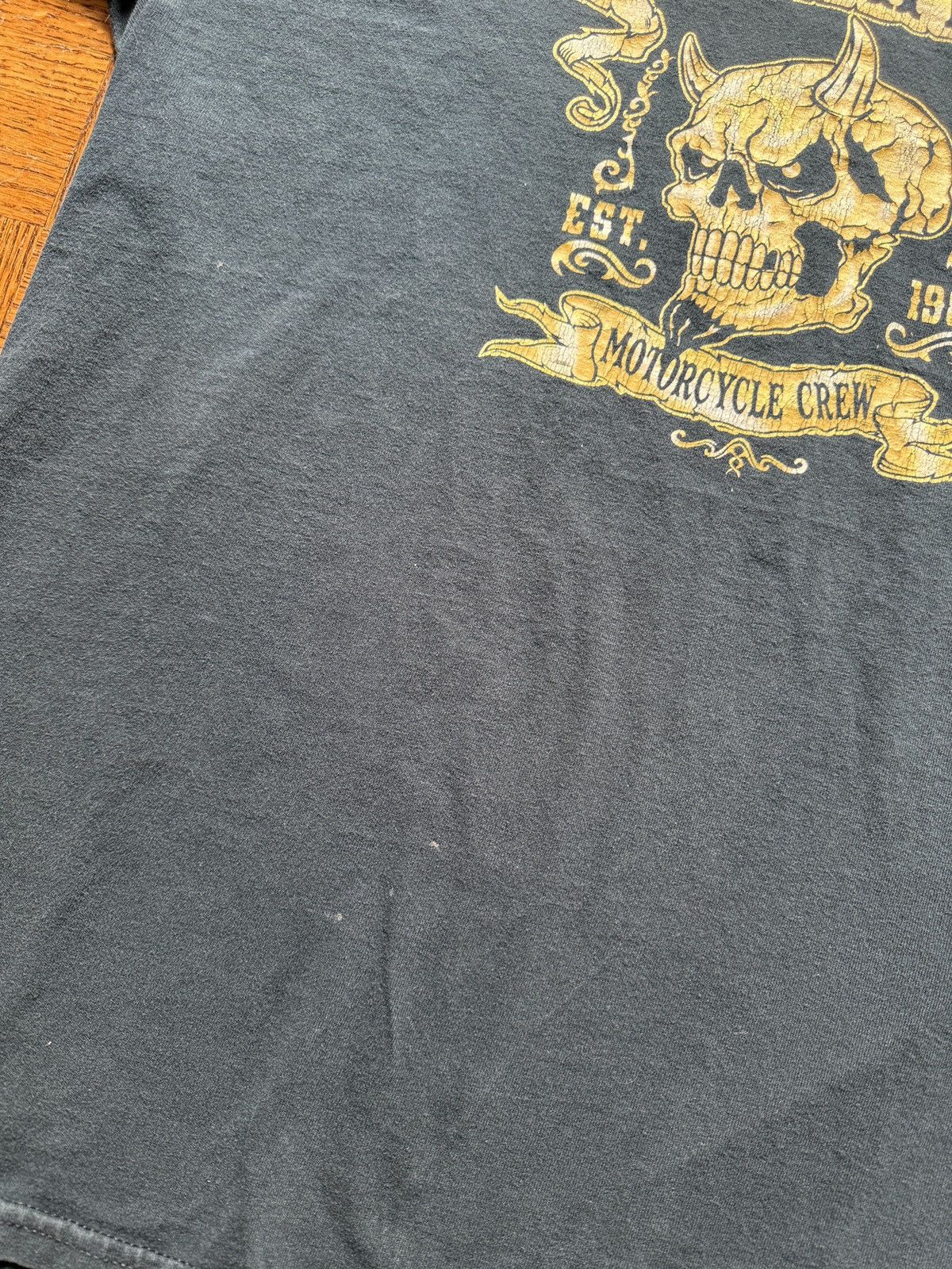 Vintage Vintage Black Knights Motorcycle Club Graphic Tee Size US L / EU 52-54 / 3 - 4 Thumbnail