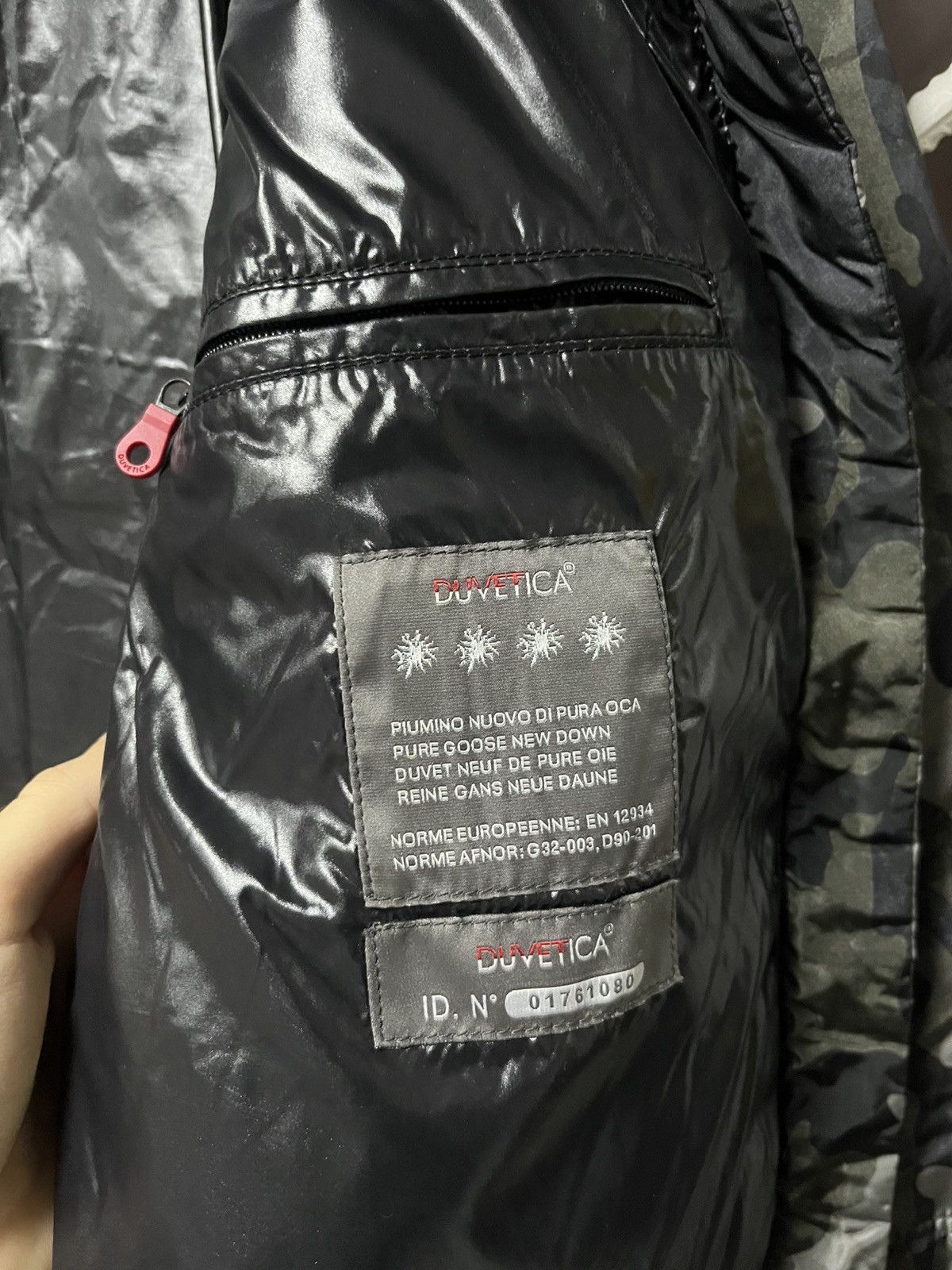 Duvetica Camo Duvetica Down Puffer Jacket with Leather Size US M / EU 48-50 / 2 - 8 Thumbnail